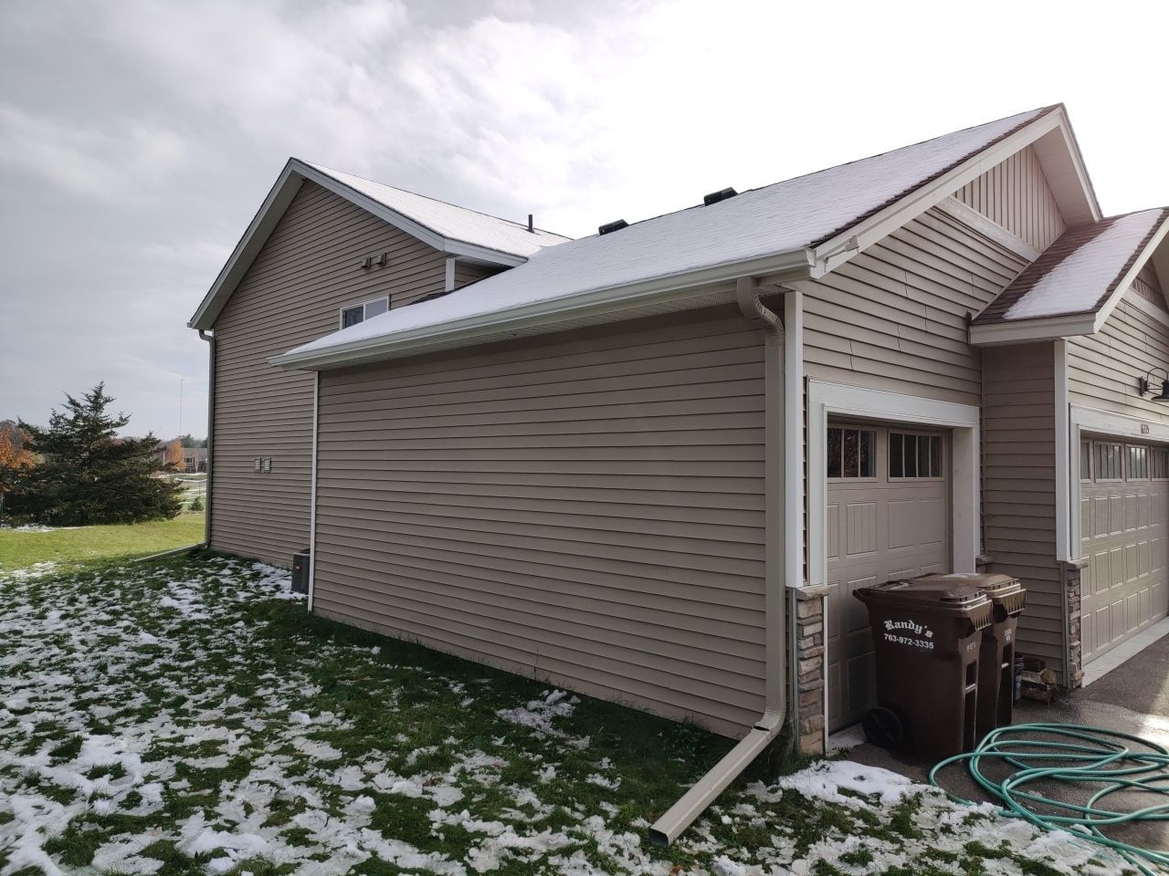 5" Gutters in Big Lake by Next Level Seamless Gutters / Exteriors Inc.