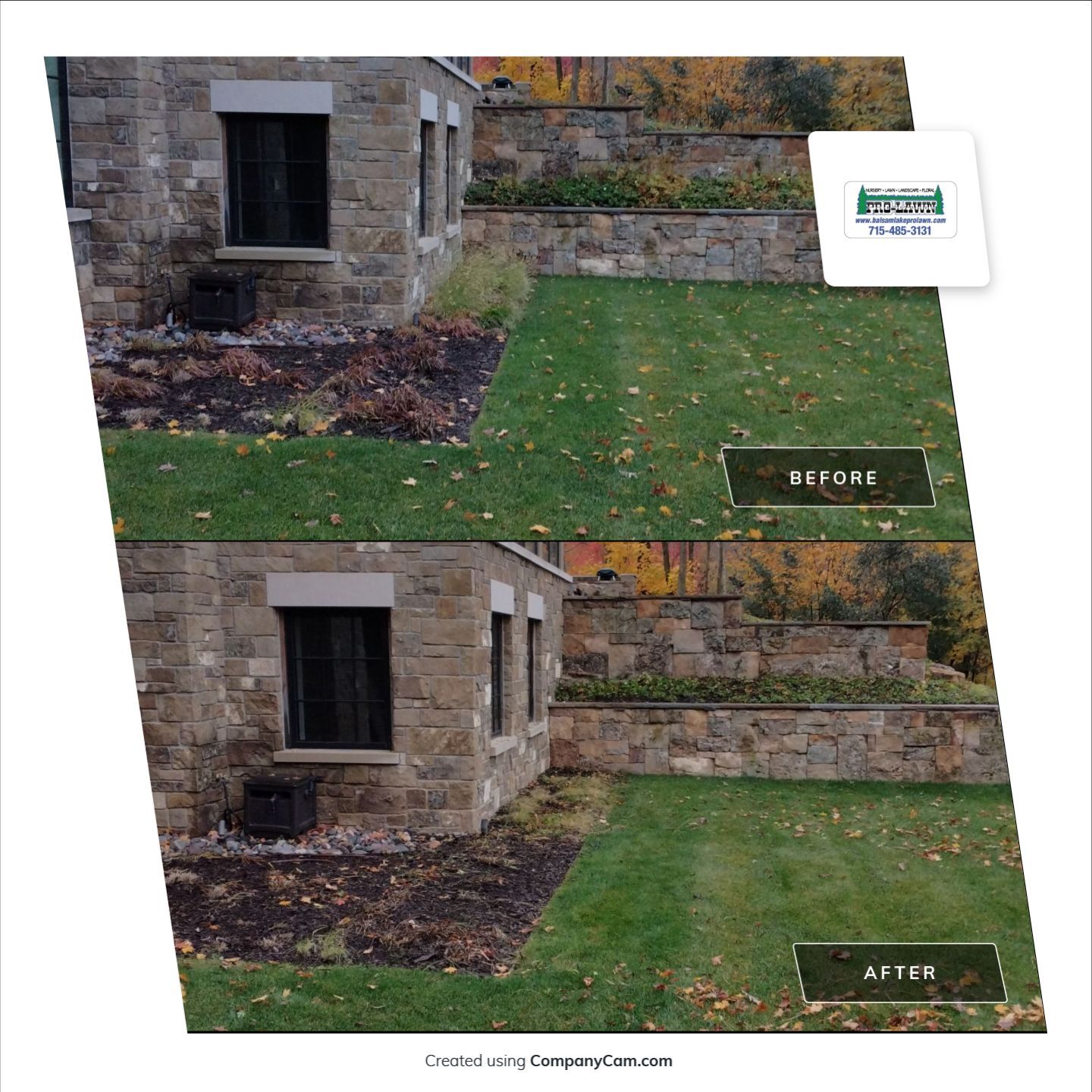 Project in St Croix Falls by Balsam Lake Pro Lawn