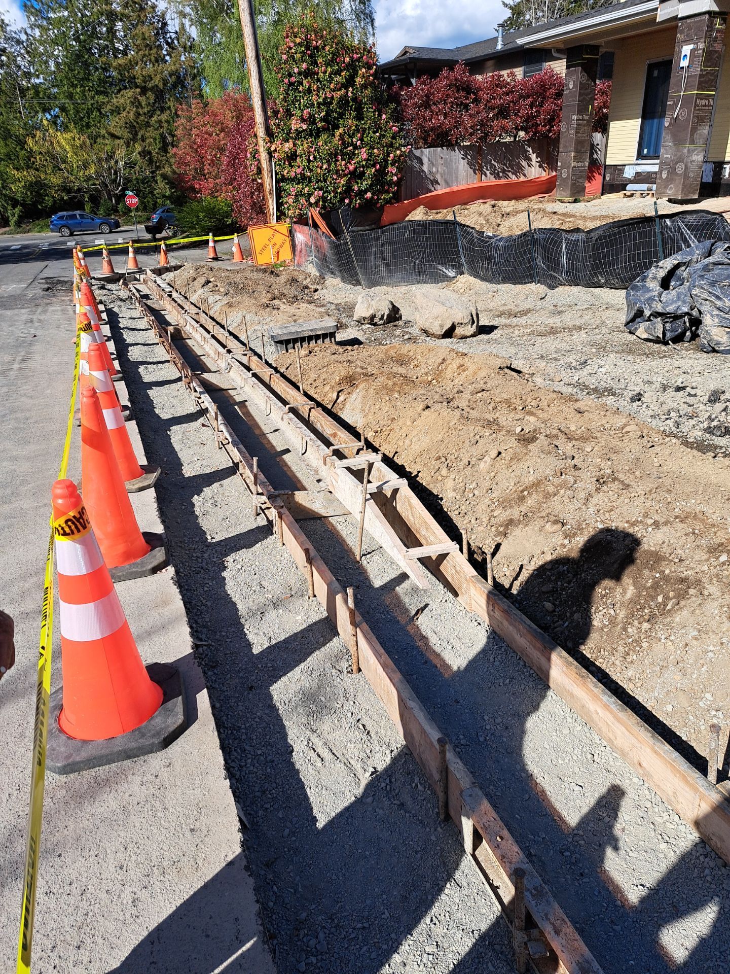 Thomas Custom Homes Development  by Jireh Asphalt & Concrete Inc 