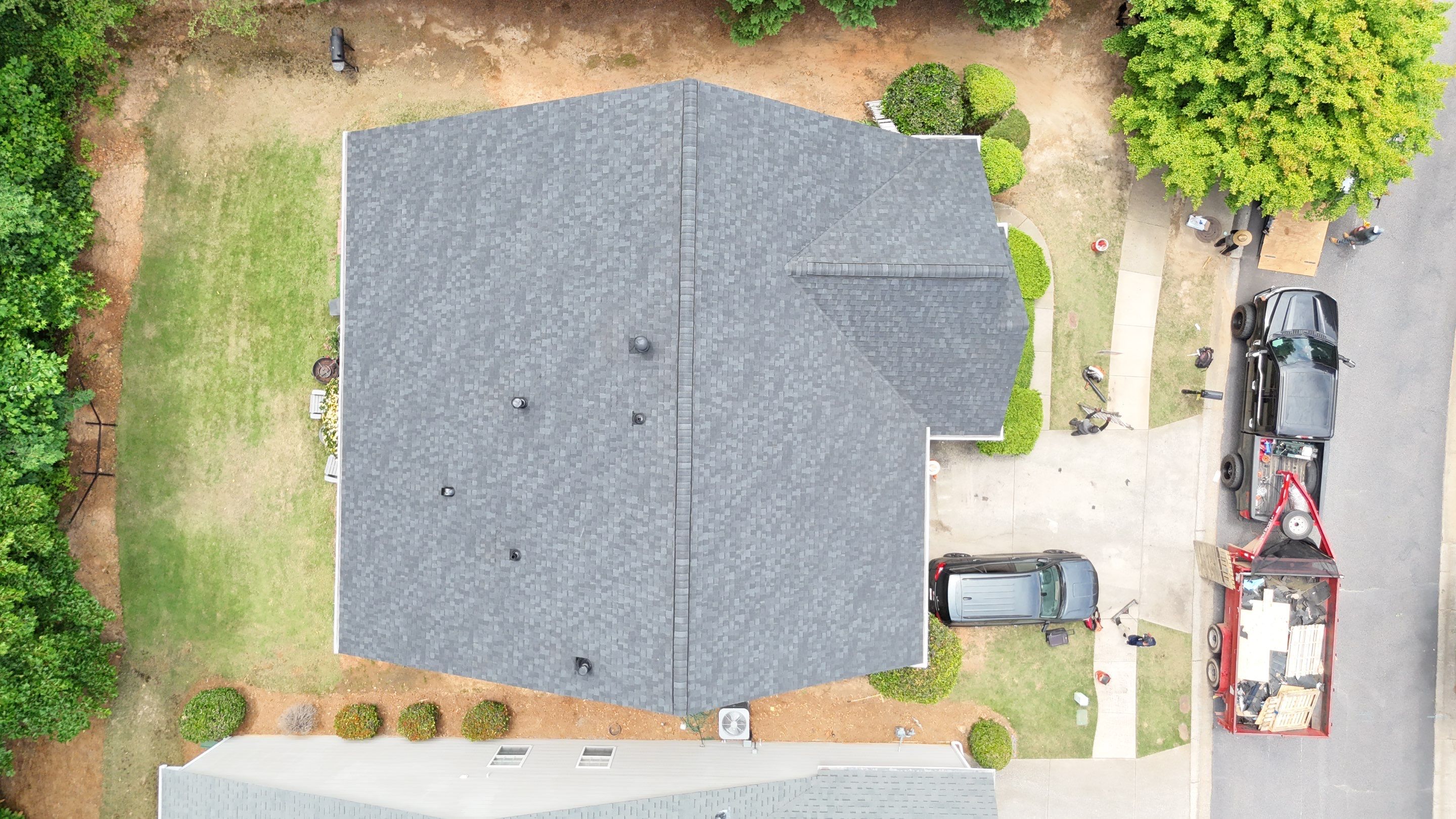 Alpharetta, GA Roof Replacement CertainTeed Landmark Pro Max Def Charcoal Black by Reset Roofing