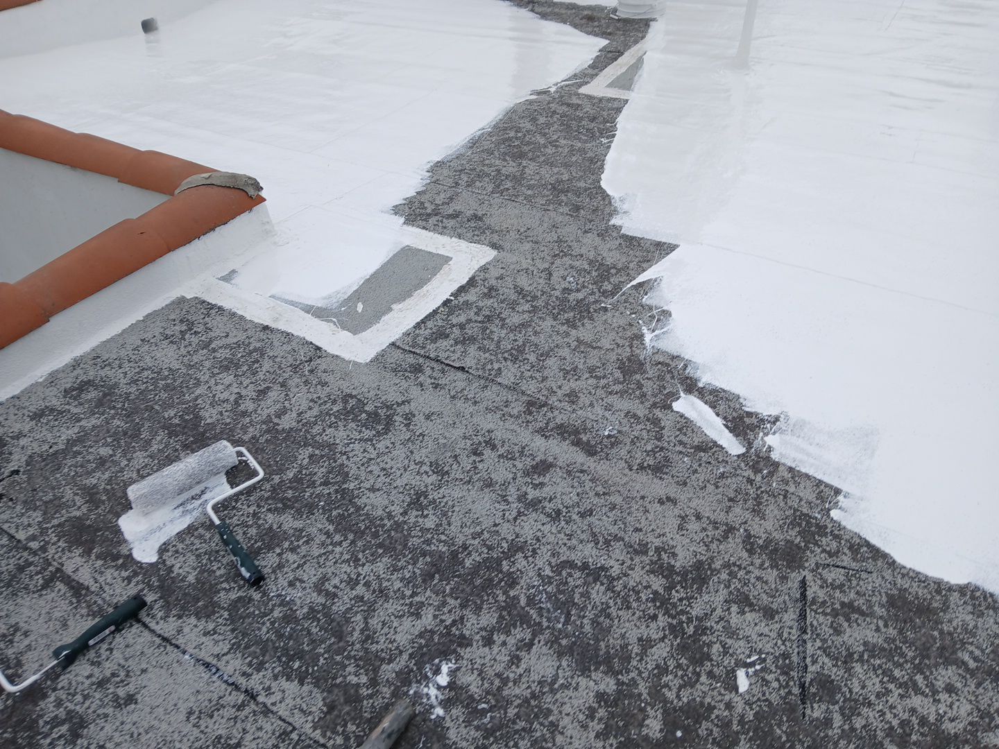 Tile Reset & Silicone Coating using American Standard Coatings Silicone-S by Hull Brothers Roofing