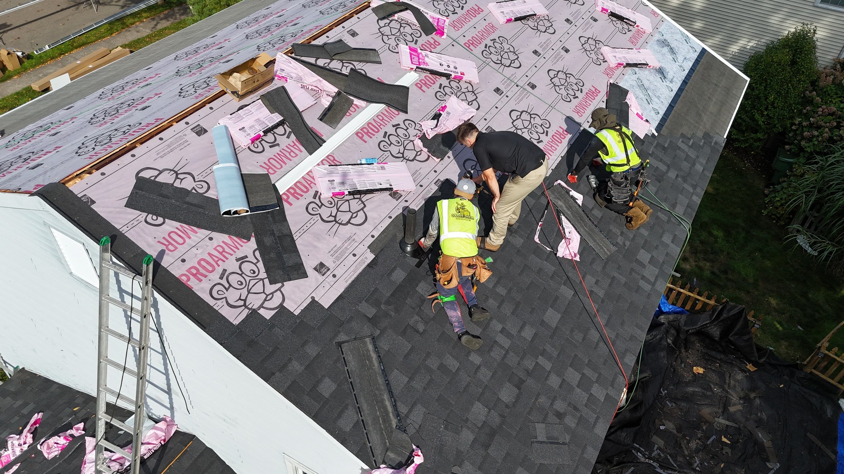 Owens Corning Duration: Onyx Black in Bristol by Golden Shield Roofing