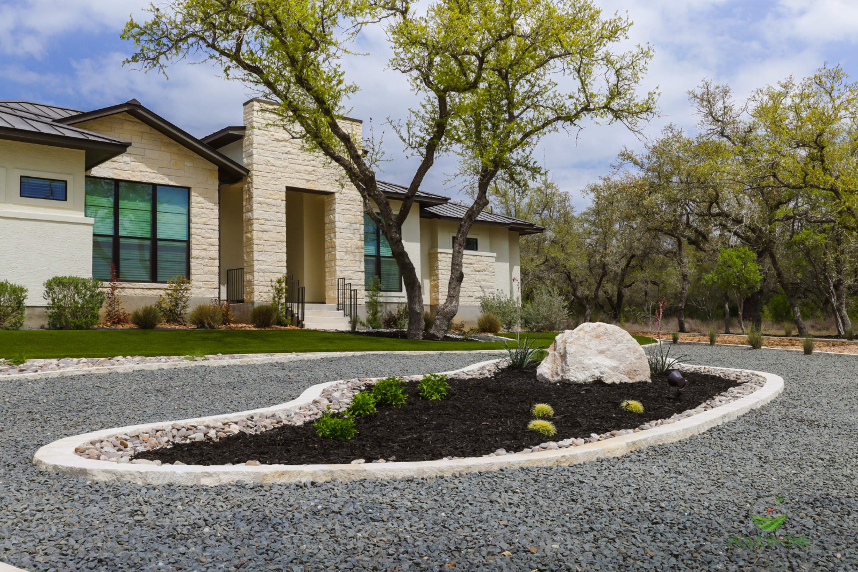 Belle Oaks, Bulverde TX by Hole In One Lawns, LLC