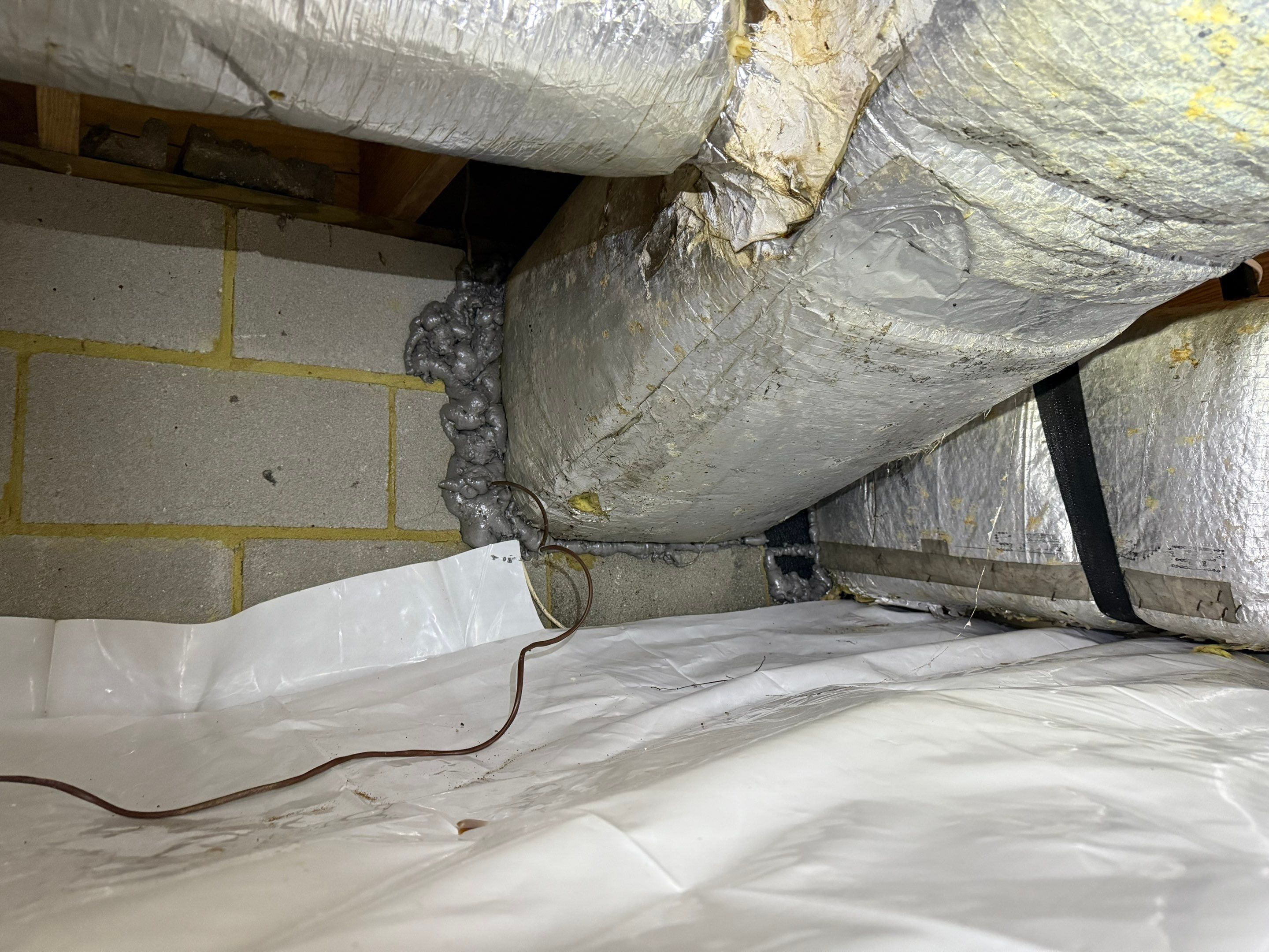 Project in Yorktown by Patriot Crawl Space Repairs