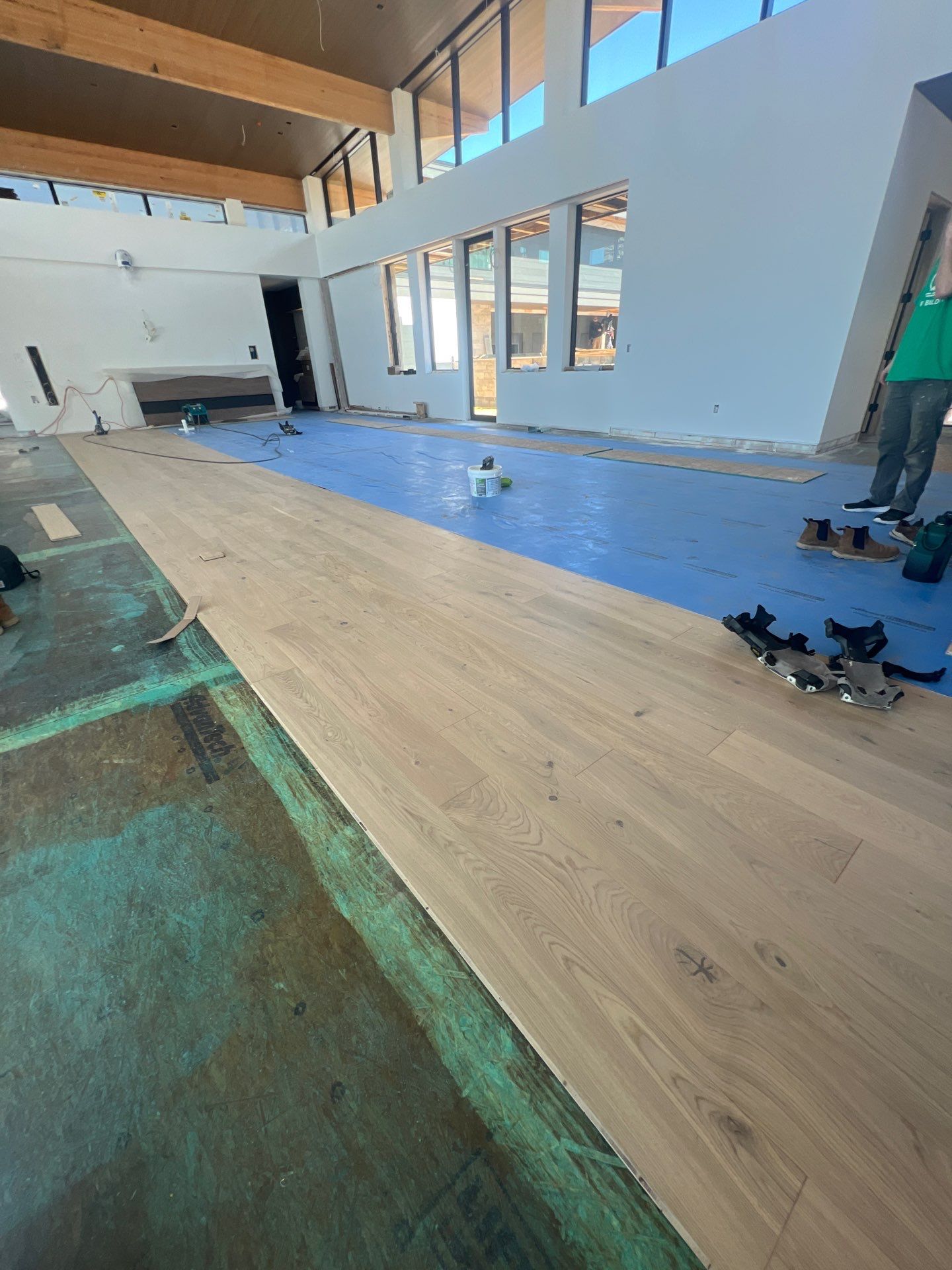 JAW DROPPING Custom Staircase + Matching Hardwoods by RTBaldwin Hardwood Floors