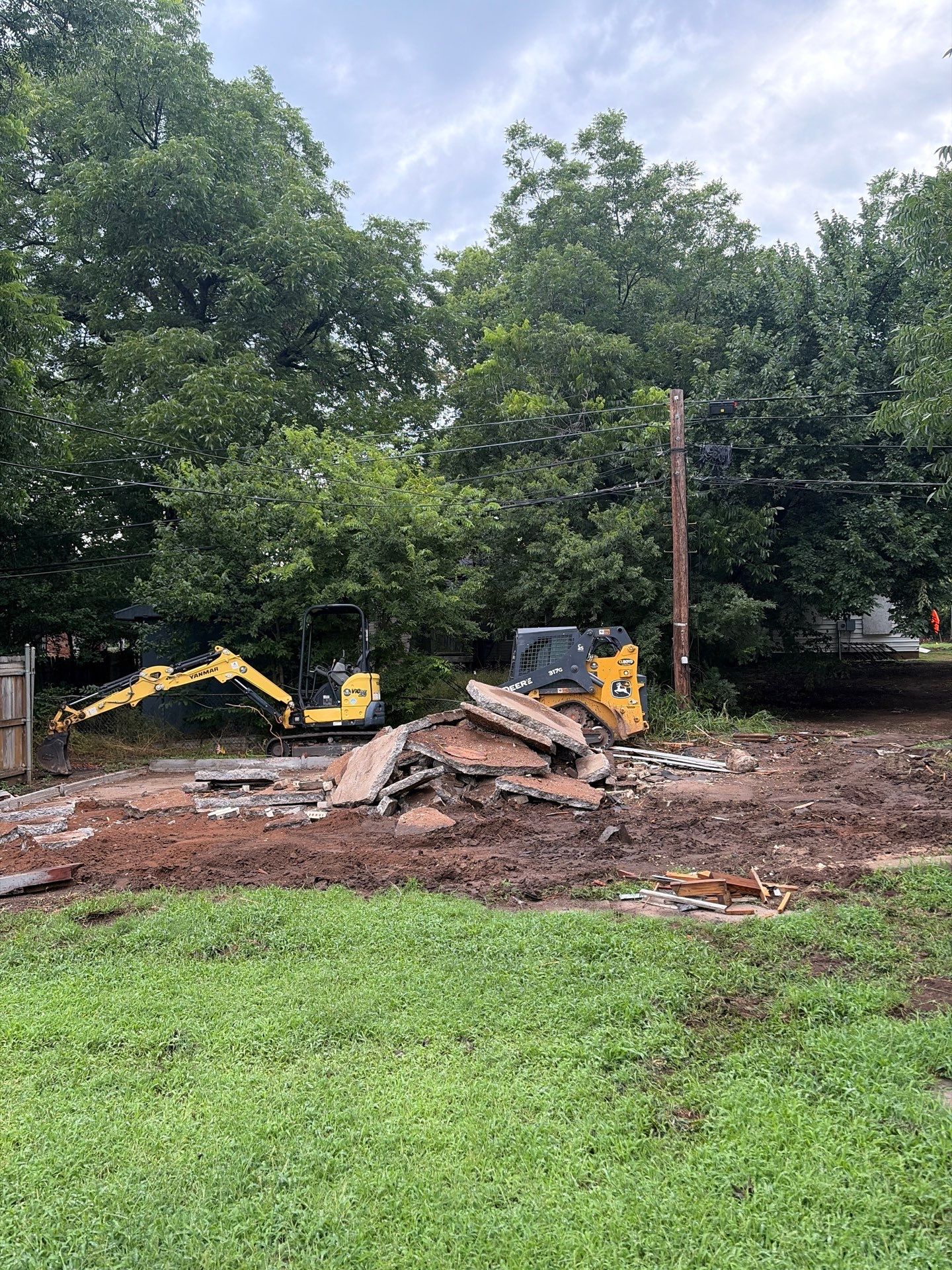 Demo , Concrete Pad, And Cedar Fence by Clays Services Inc