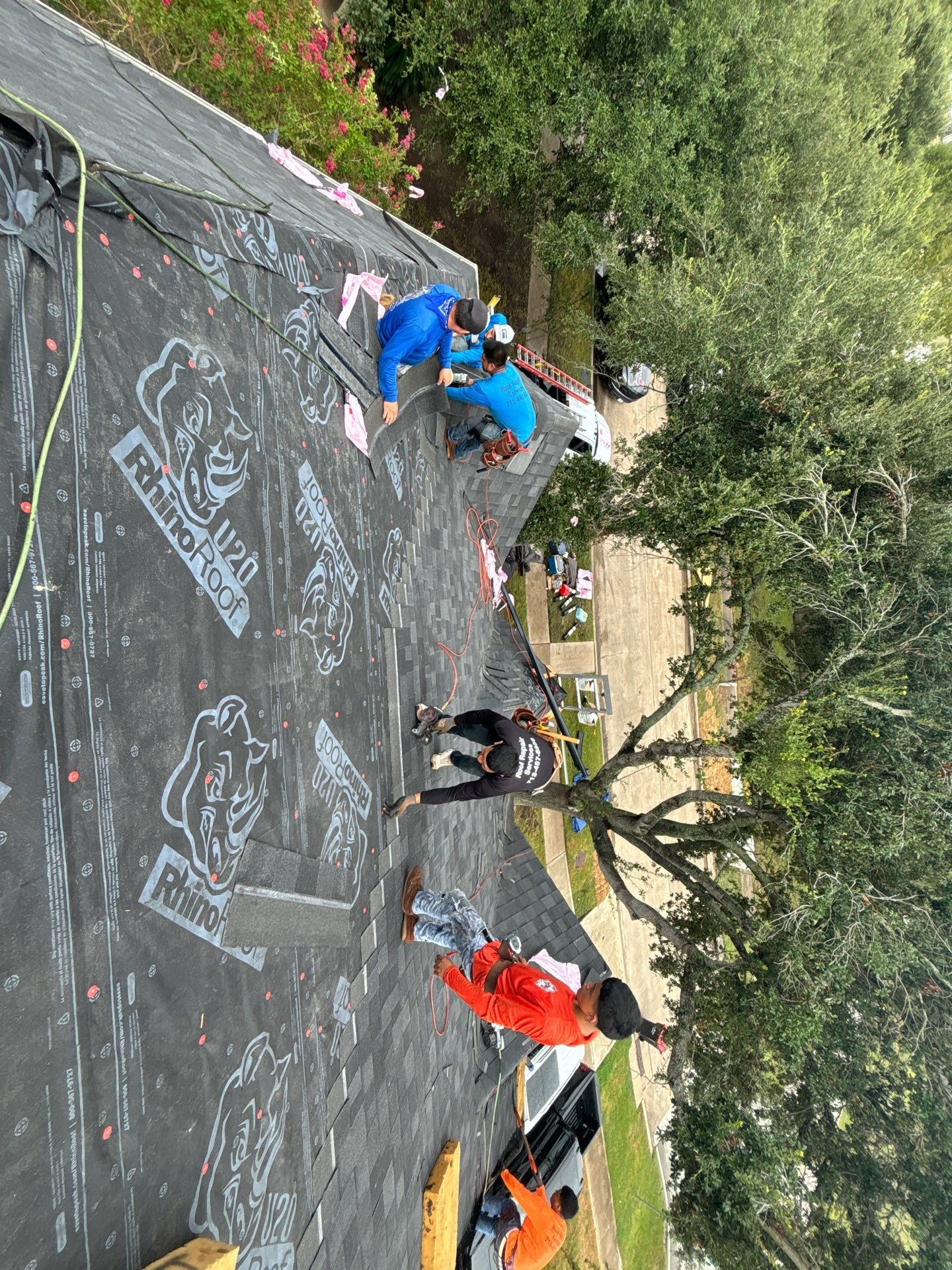 Residential Roofing Installation using Owen's Corning Duration (Lifetime) Shingles by Roof Repair Company