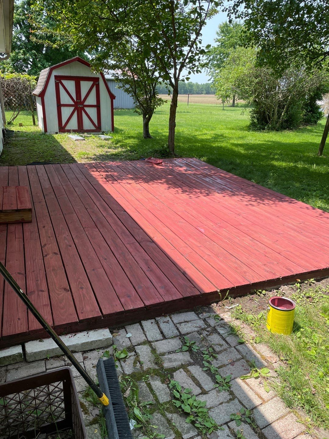 Clean, stain, and seal by Storm Contracting 