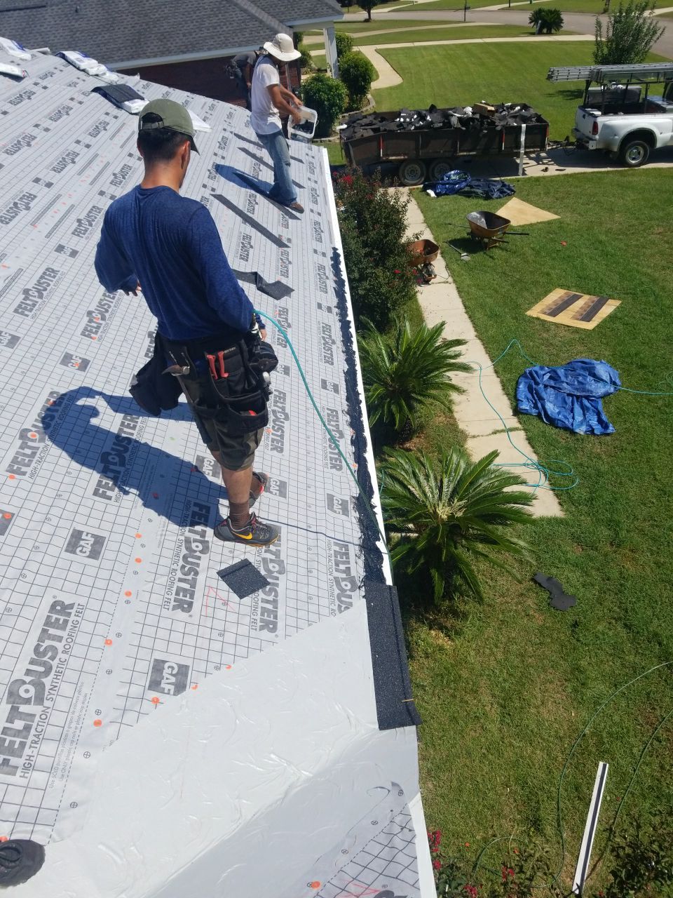 Residential Roofing Installation using Roof Replacement by American Roofing & Construction LLC