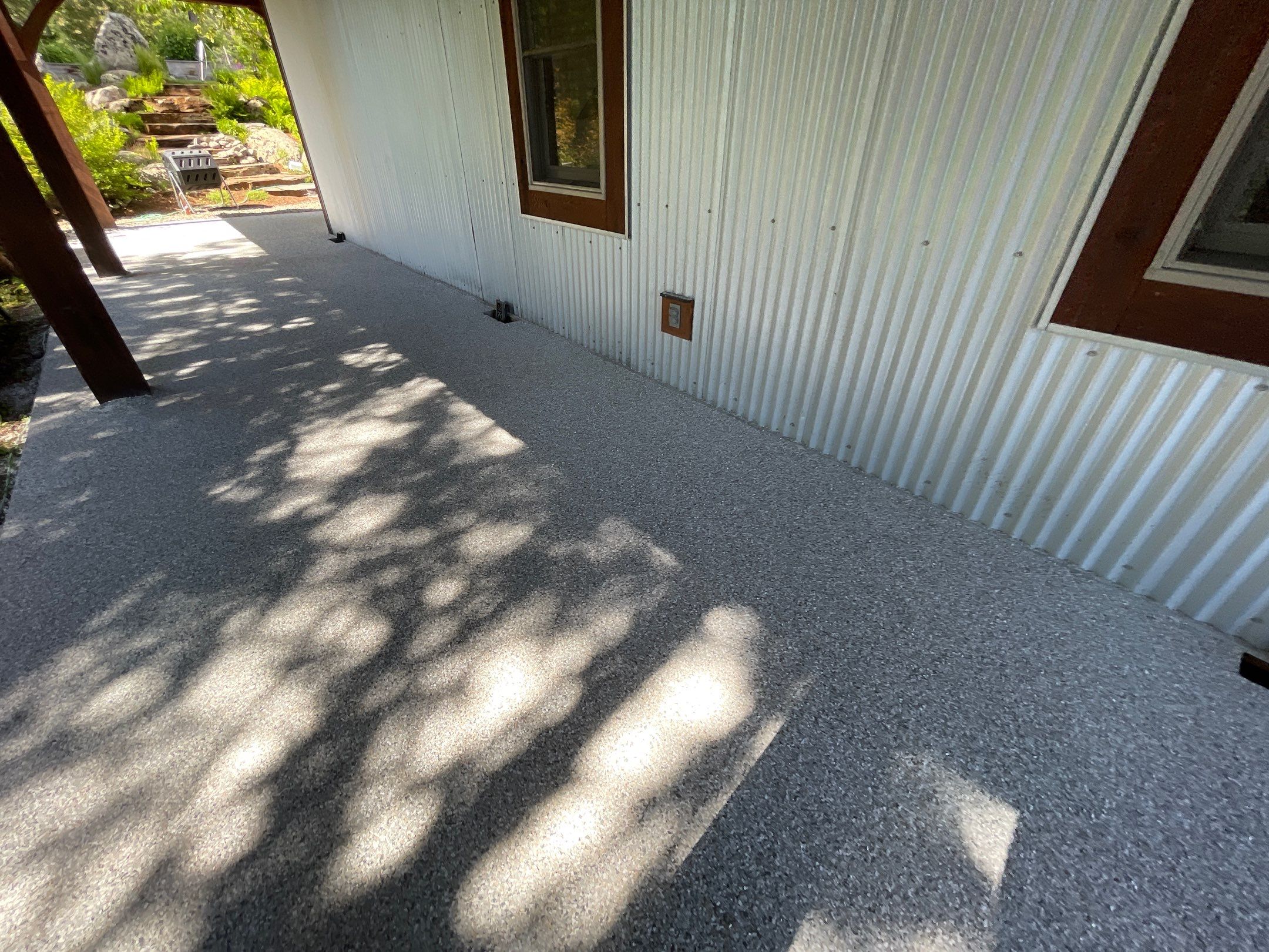 Patio Transformation using Mt Everest by Croc Coatings, LLC