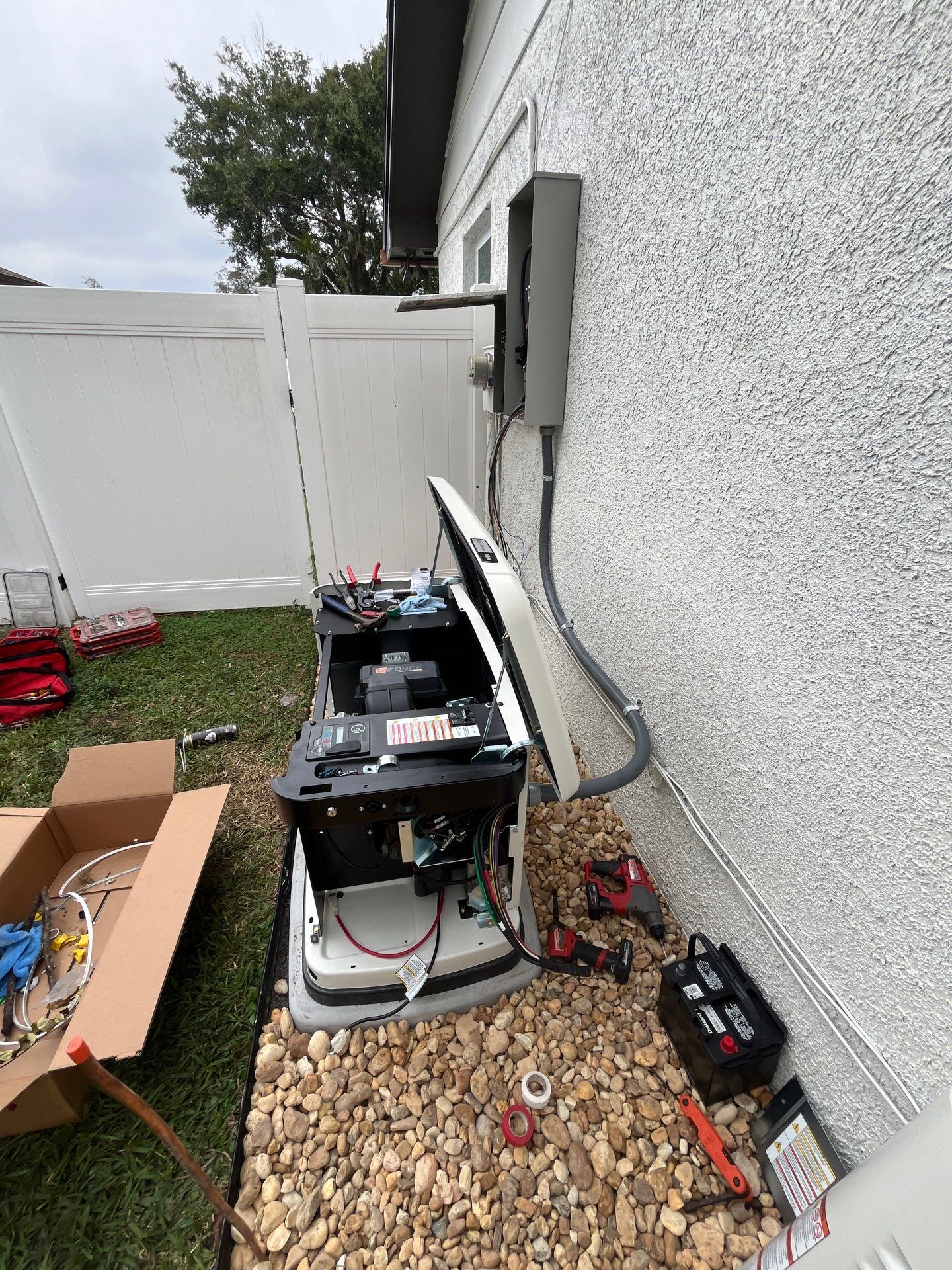 18kW Generac Whole Home Generator and 200A Automatic Transfer Switch by Smartron Electric