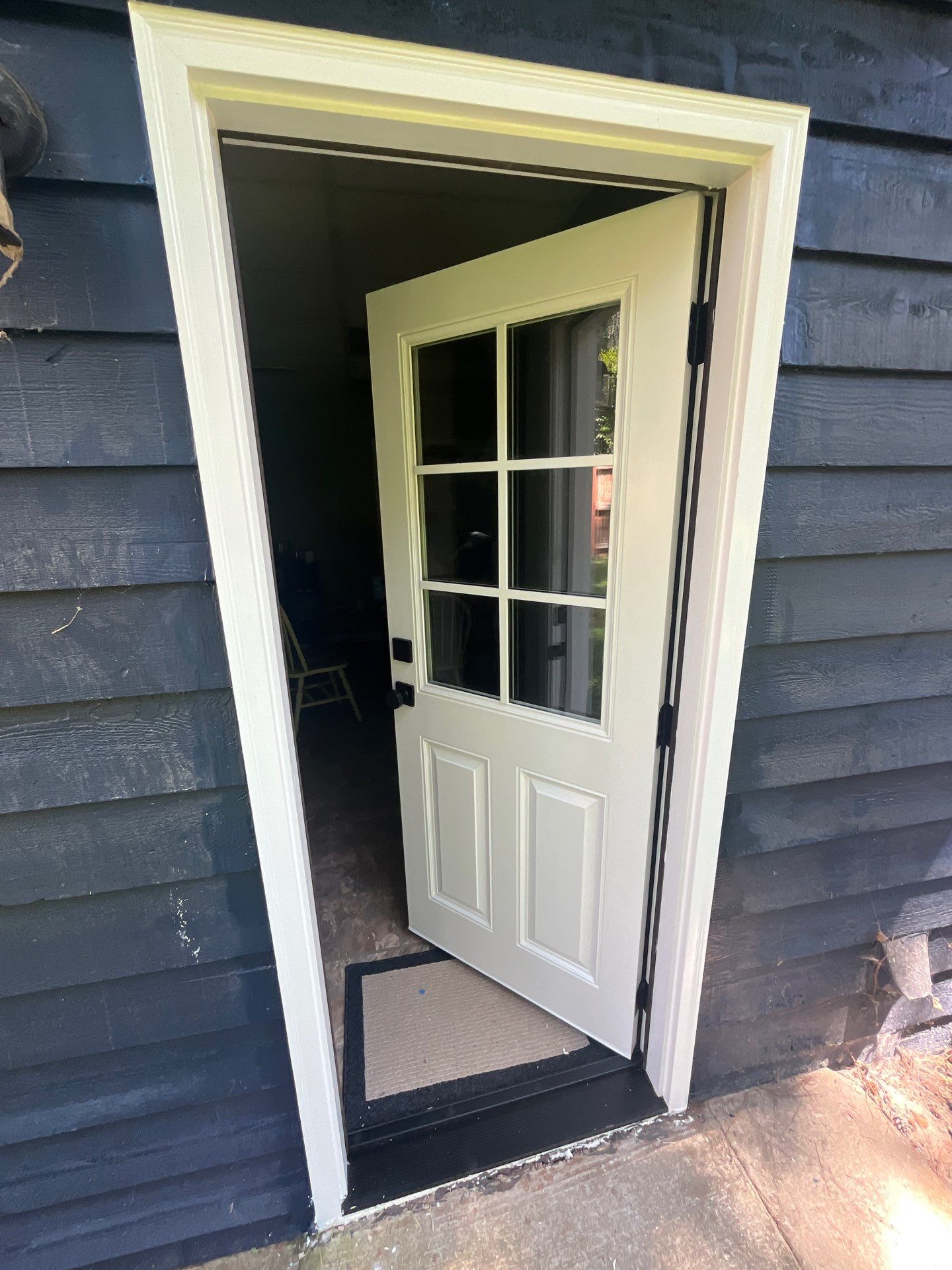 Three Door Installations using Harris Fiberglass Doors by Nelson Exteriors