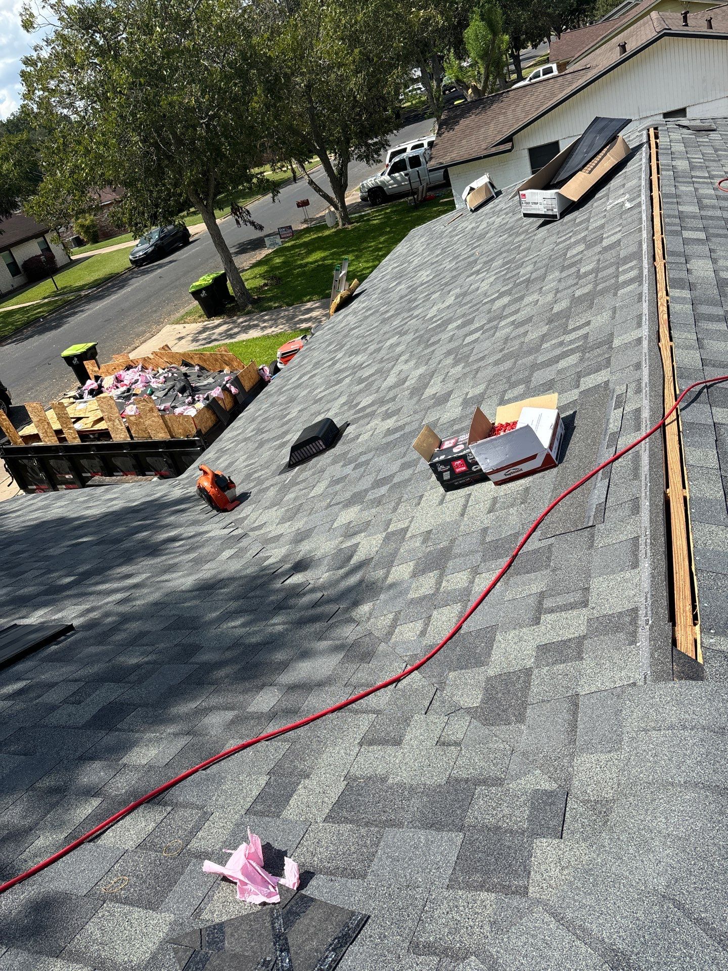 Residential Roofing Installation using Owen's Corning Duration (Lifetime) Shingles by Roof Repair Company
