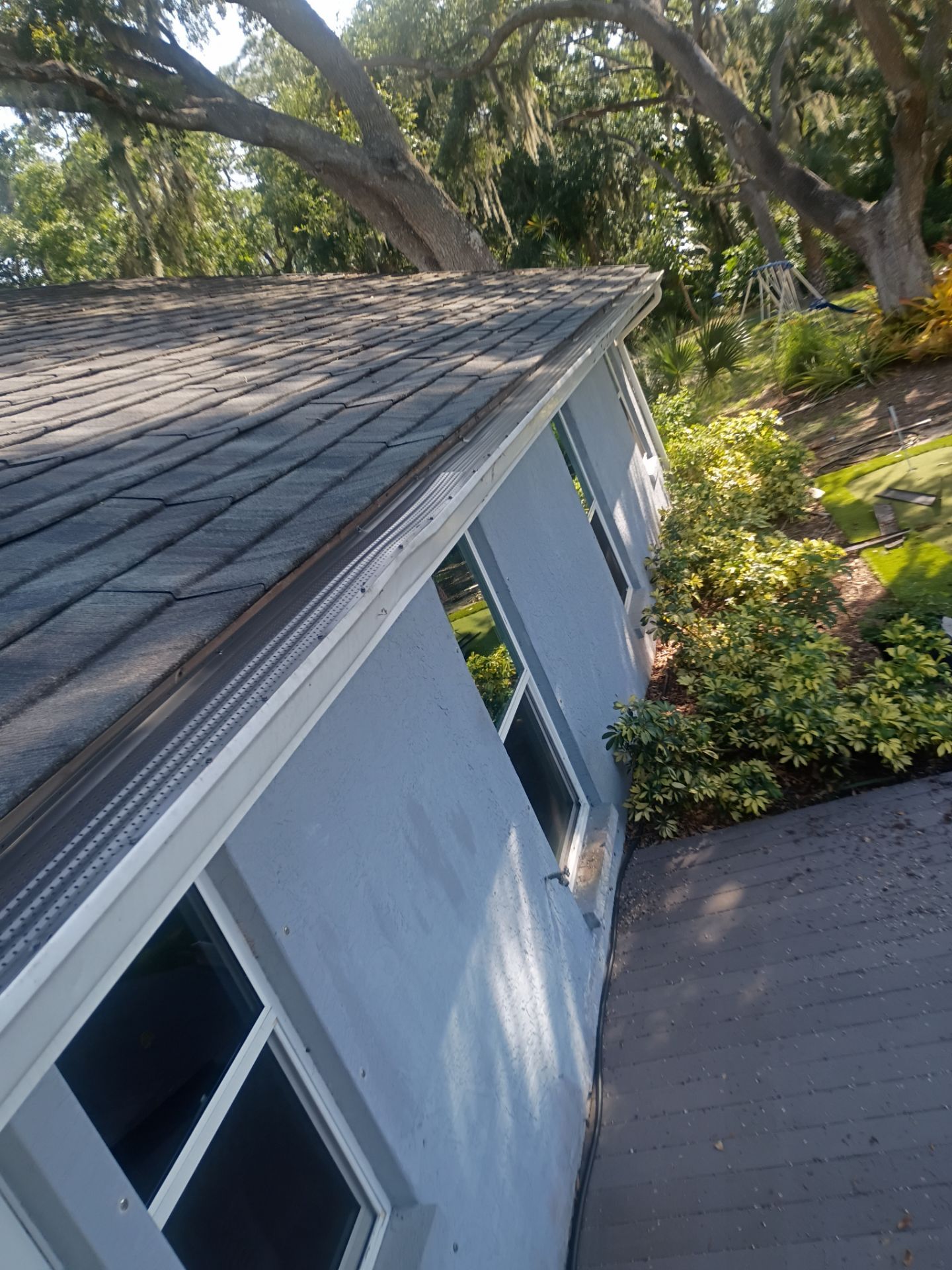 Gutter Guards Installation using Leaf Guard in Sarasota FL by Gutter Professors