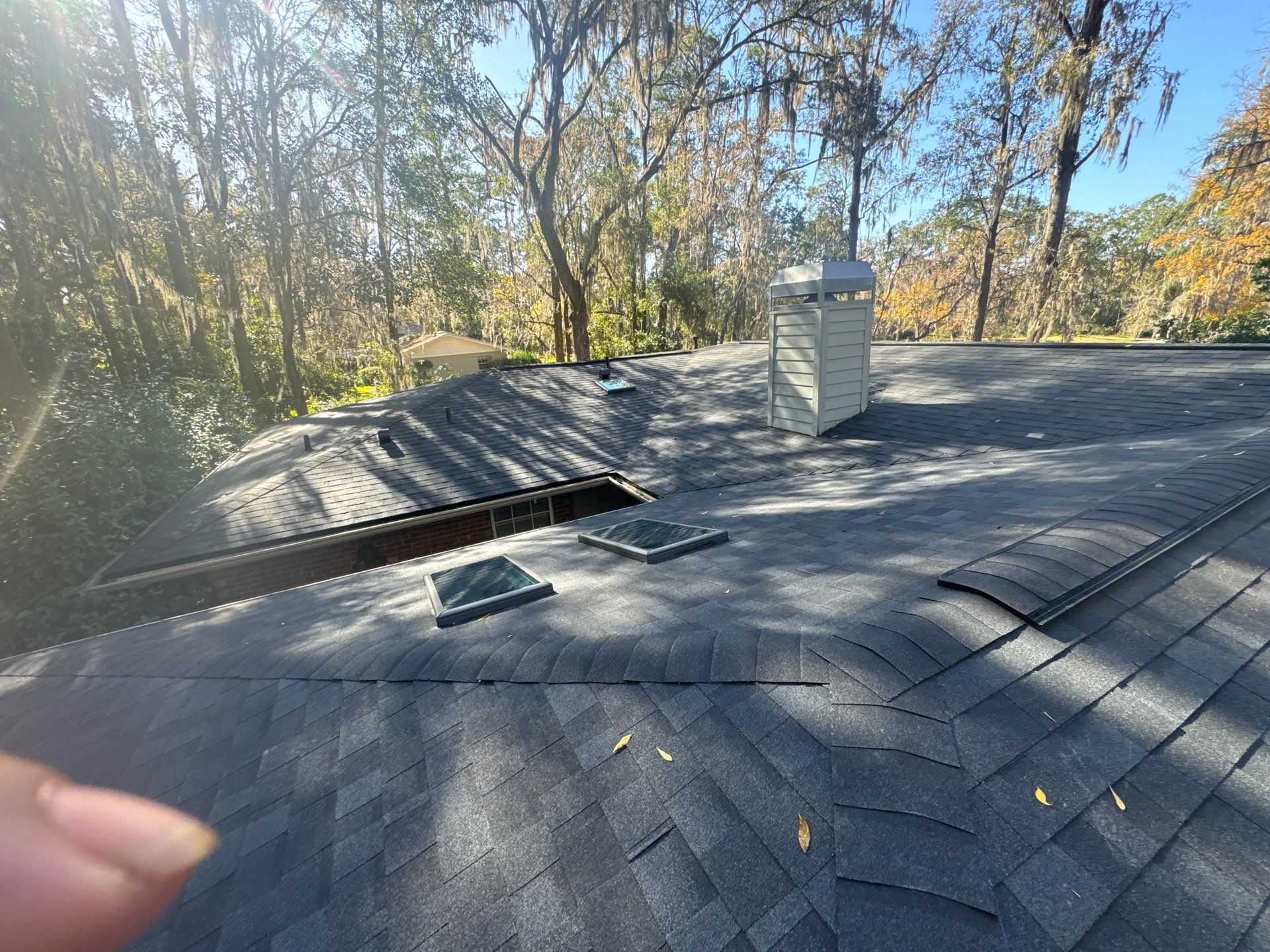 New shingle reroof in Gainesville, FL by Brehm Roofing