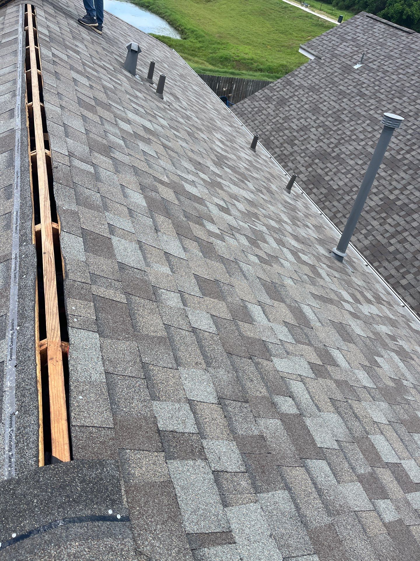 Residential Roofing Installation using Owen's Corning Duration (Lifetime) Shingles by Roof Repair Company