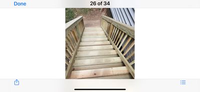 Deck Installation using wood