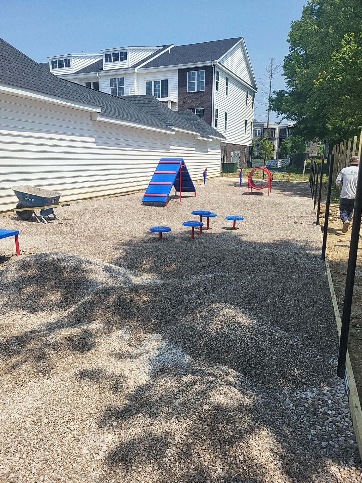 Commercial Fairmont Apartments Pet Park and Agility Course Installation in Westerville by Southwest Greens Midwest