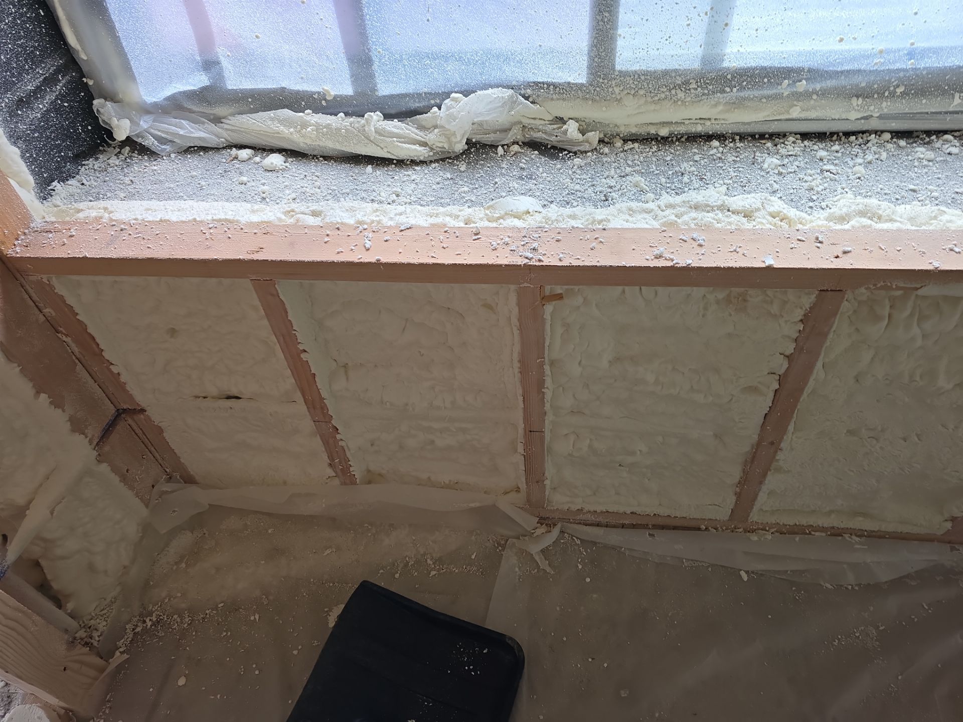 Attic Insulation using Closed Cell Spray Foam by NYS Foam & Energy
