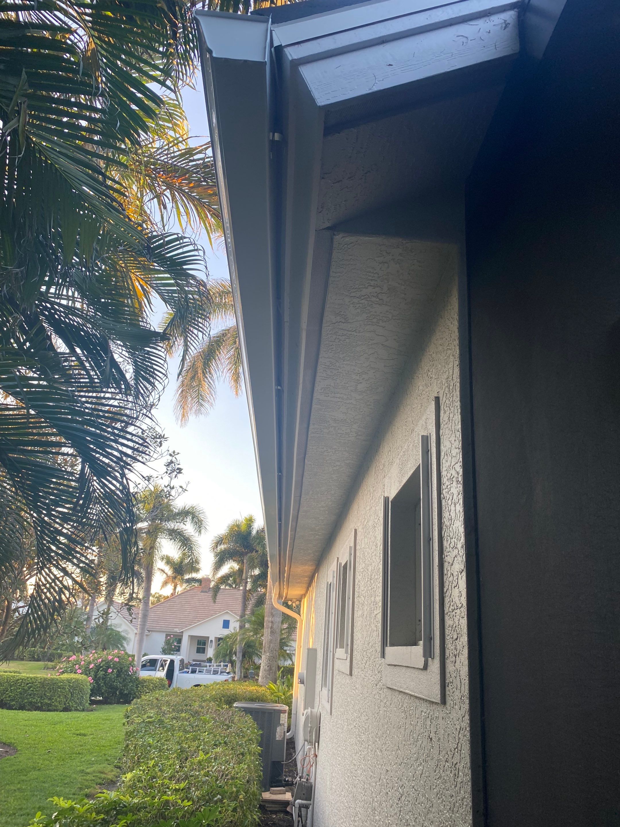 7-Inch Seamless Gutters for Luxury Homes in Naples FL by Gutter Professors