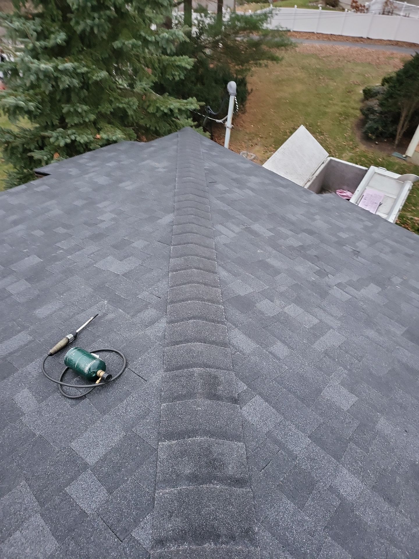 Residential Roofing Installation using Owens Corning TruDefinition Onyx Black by A Plus Exterior