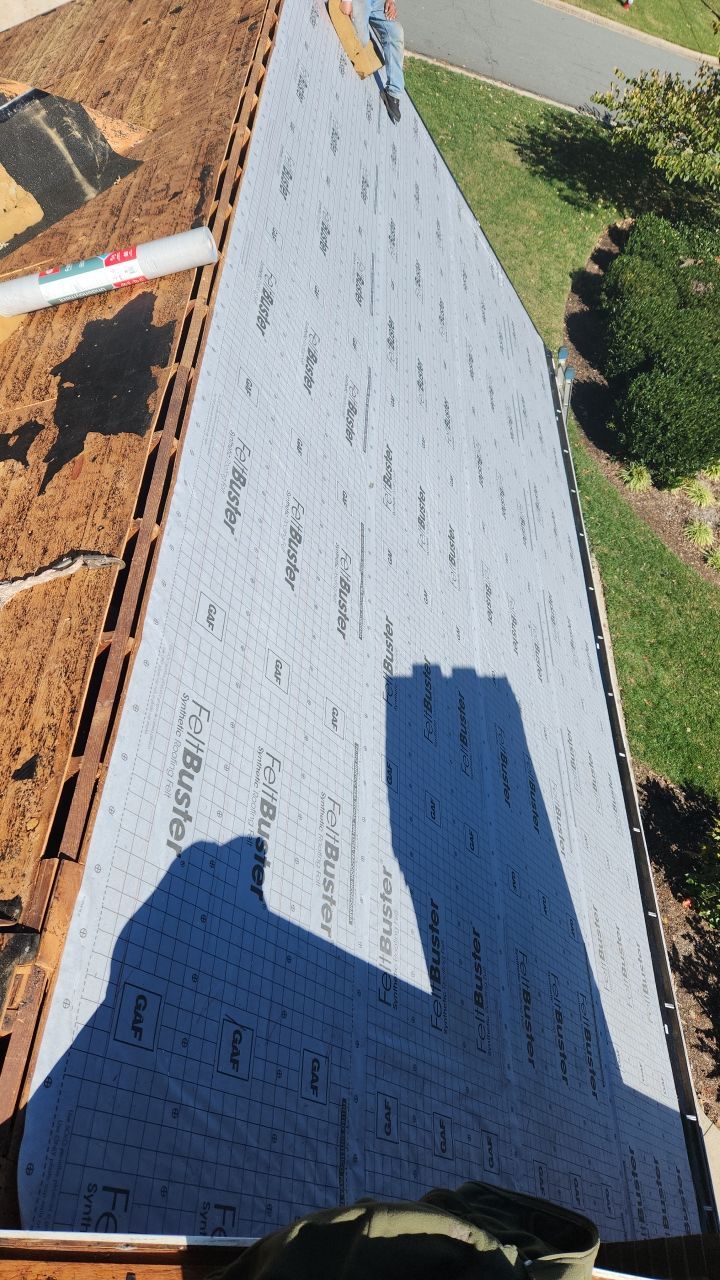 New Roof and 6 inch Gutters by Just In Time Roofing and Restoration