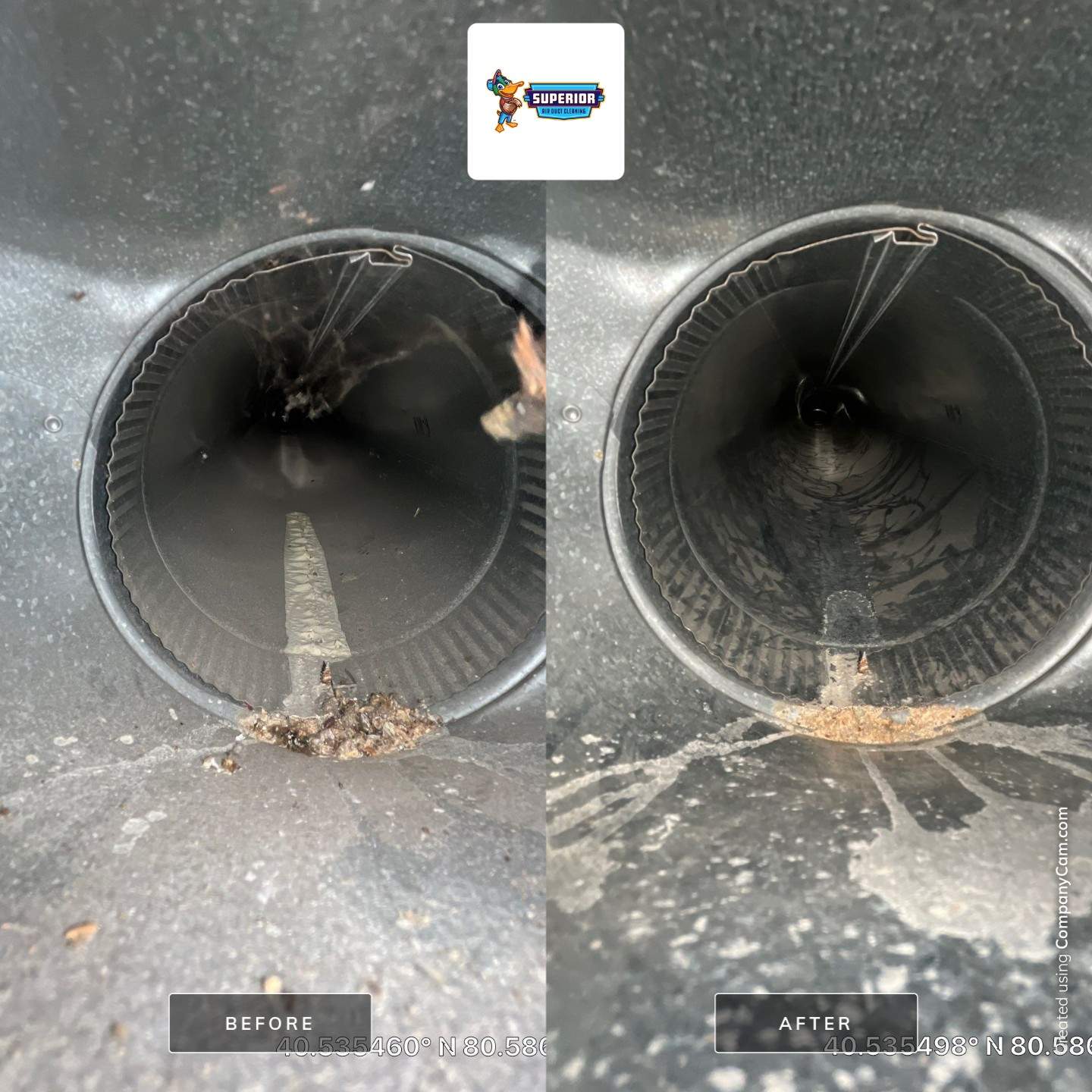 Air Duct Cleaning With a Vacuum Truck in New Cumberland, WV by Superior Air Duct Cleaning