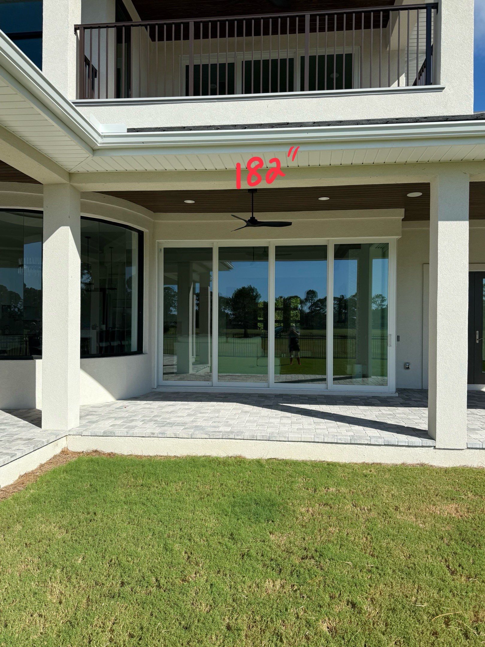 Motorized Screen and Solar Shade Installation in Panama City Beach by Brannan Aluminum Inc.