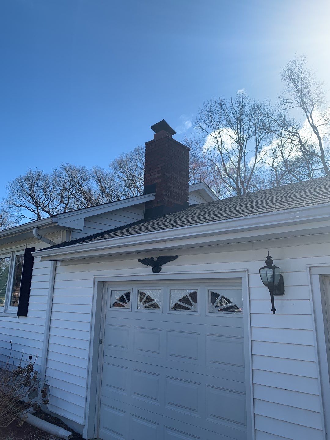 Residential Roofing Repair using Chimney Flashing by A Plus Exterior