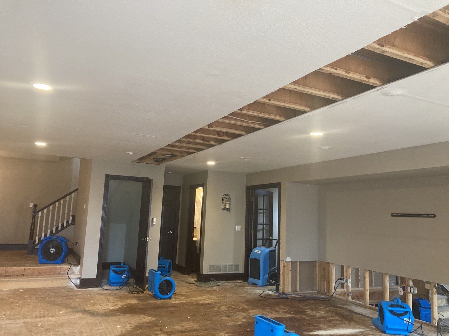 Water Damage Throughout Main Floor, Basement, and Crawl Space by Accountable Home Services