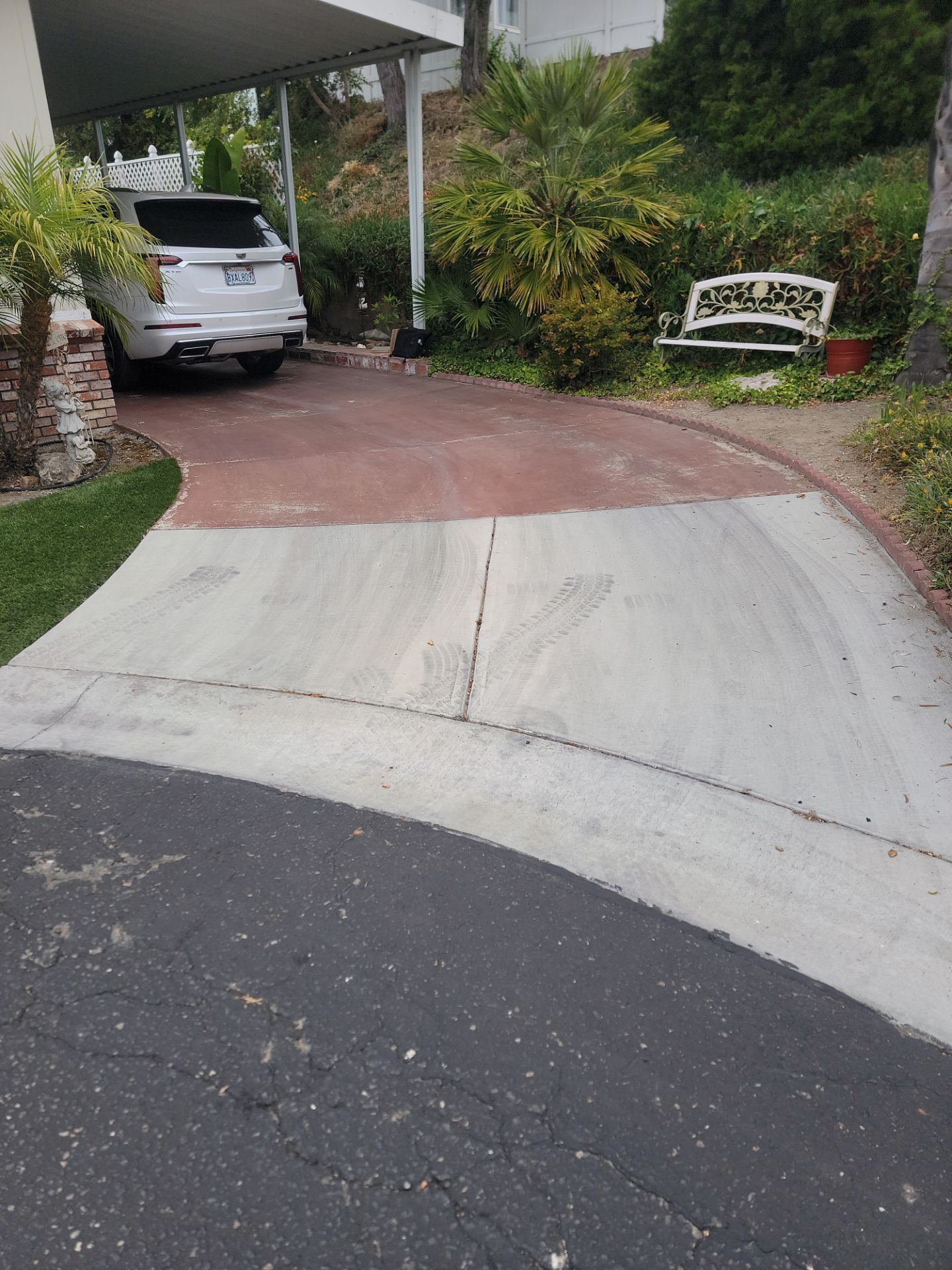 Creekbed Polyurea Driveway and Carport Resurfacing in Pismo Beach by MGP Coatings