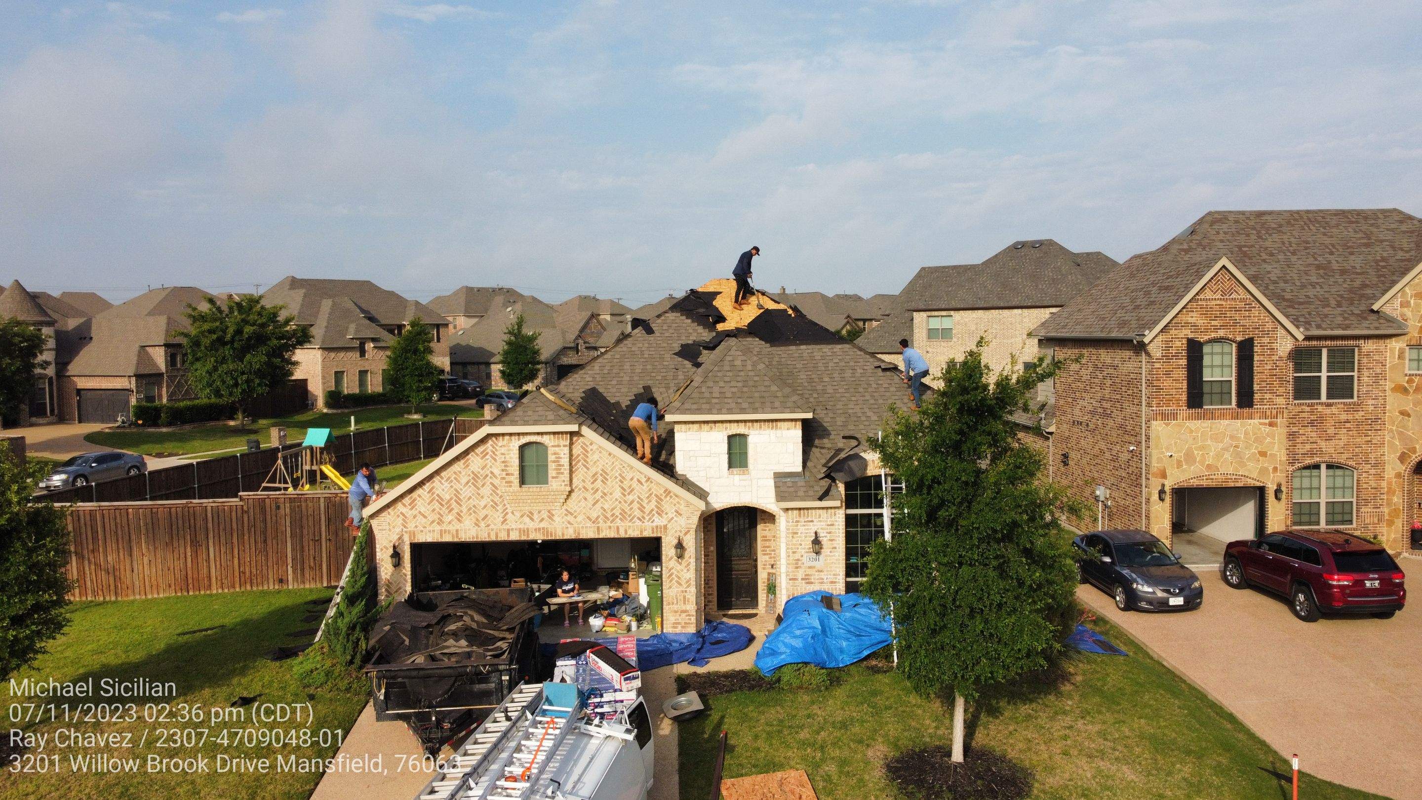 Project in Mansfield by Zeus Exteriors