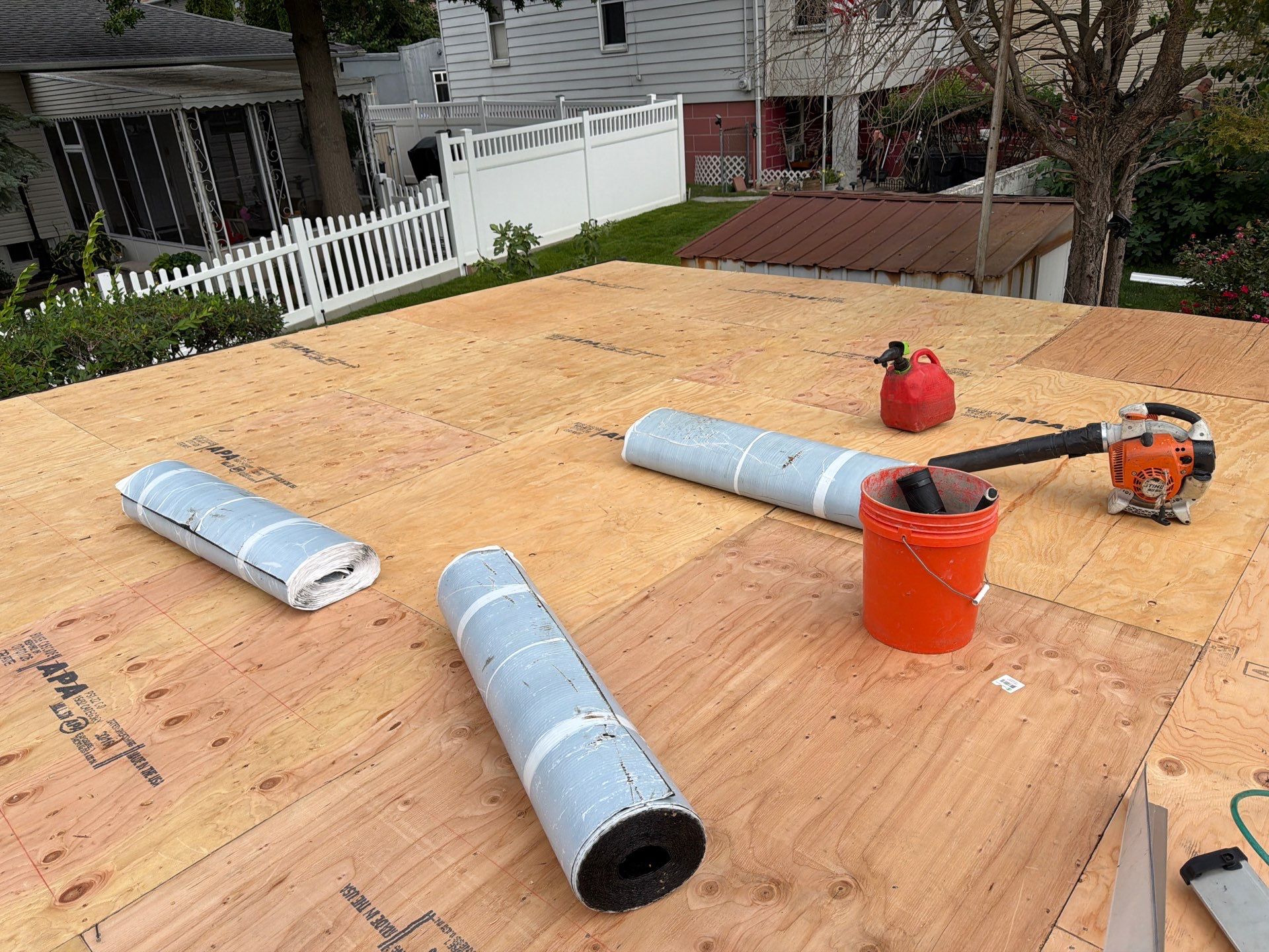 Flat Roof Membrane Installation and Decking Repair in North Bergen by REVIXPRO