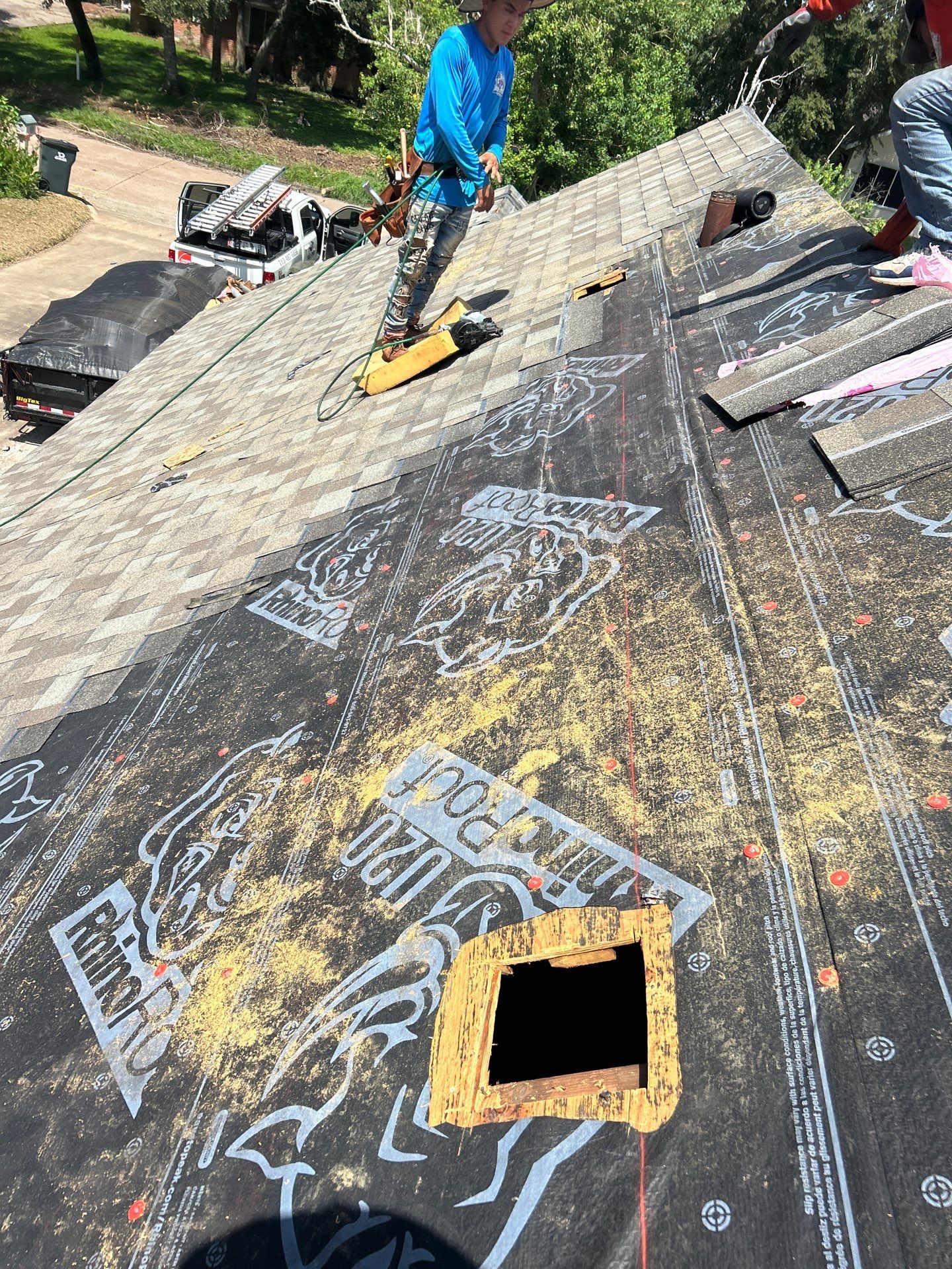 Residential Roofing Repair using Owen's Corning Duration (Lifetime) Shingles by Roof Repair Company