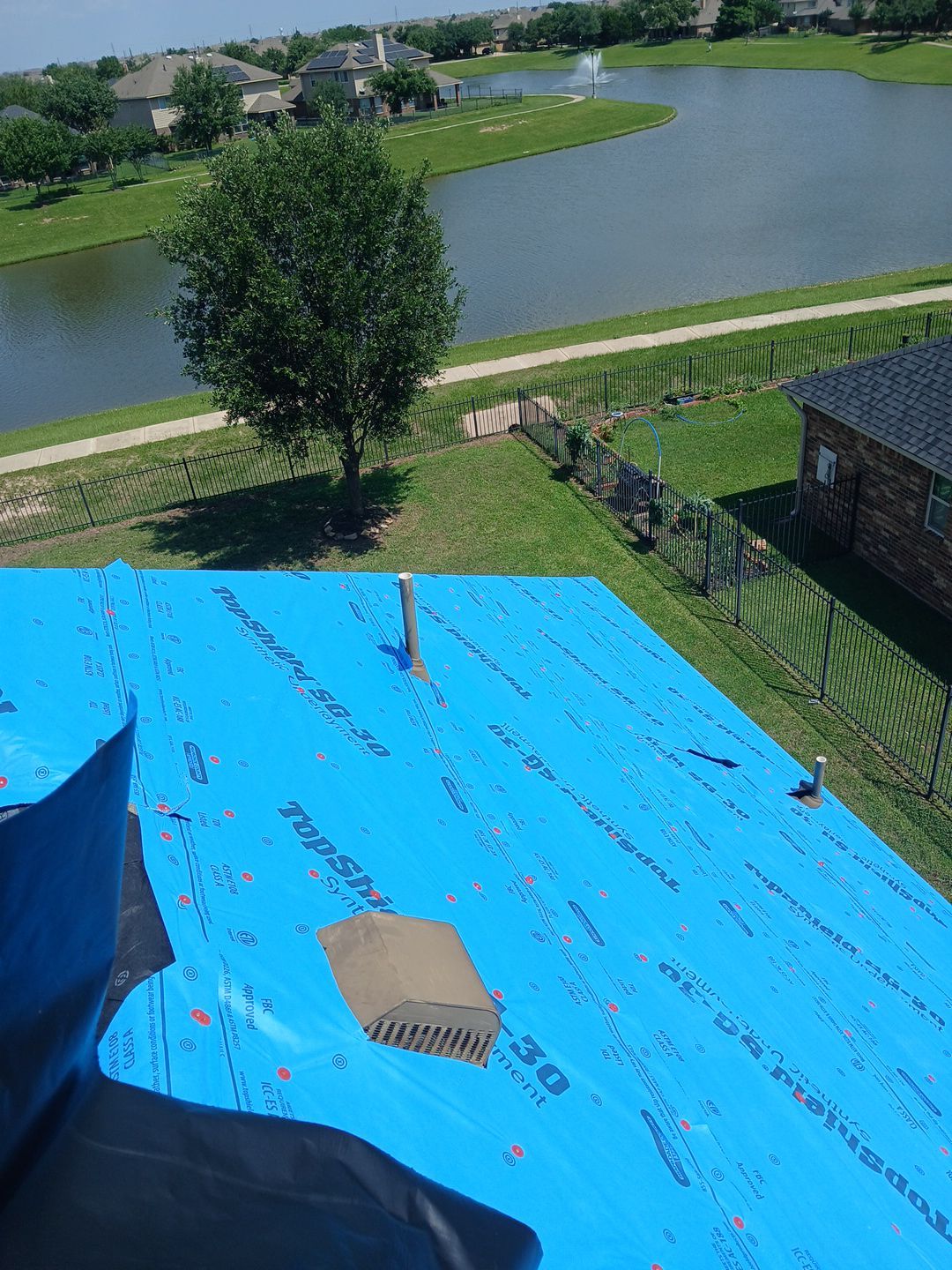 Residential Roofing Installation using Owen's Corning Duration (Lifetime) Shingles by Roof Repair Company