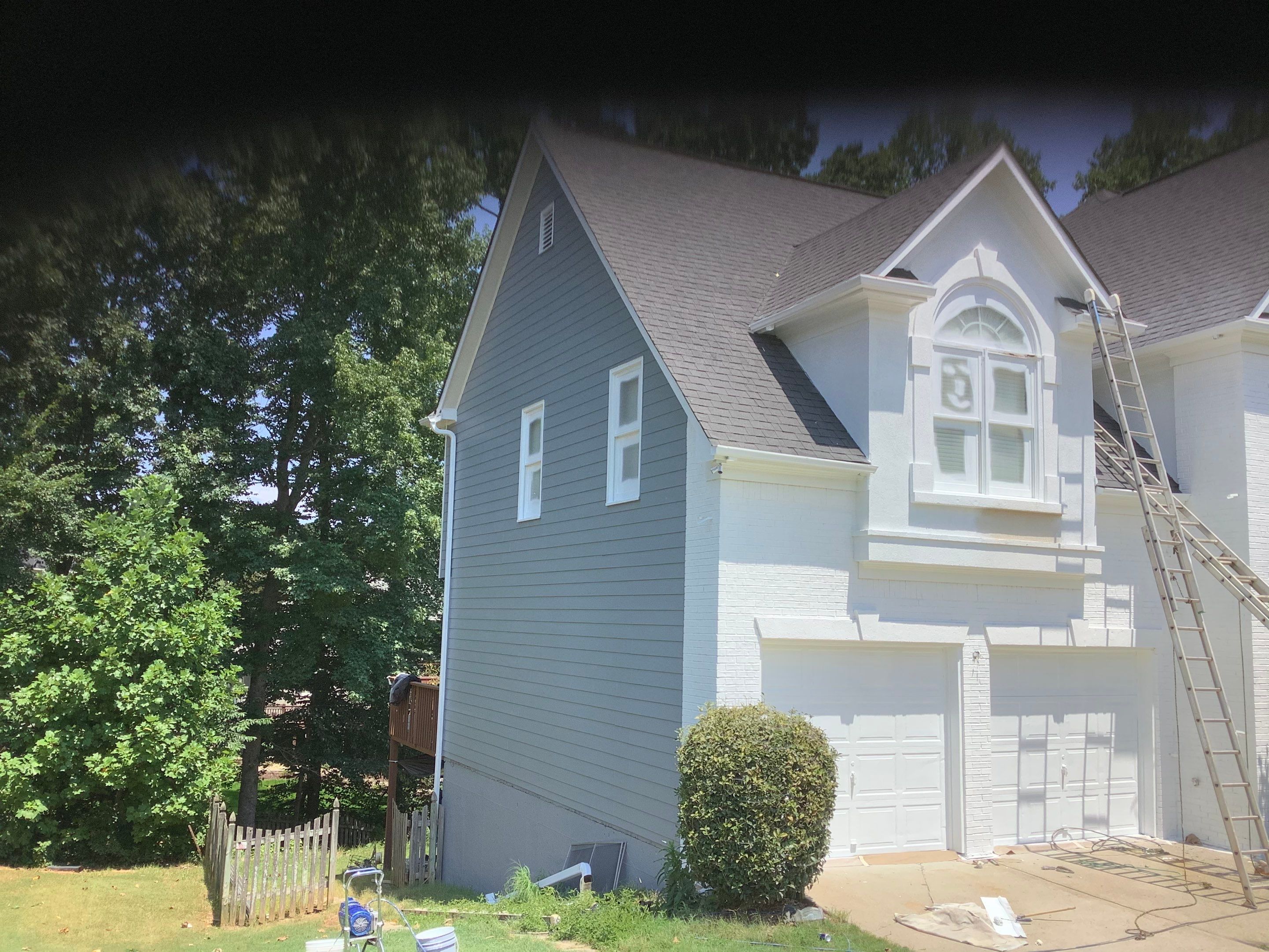 Complete Exterior Brick Painting and Siding Transformation in Alpharetta by Swift Home Renovations