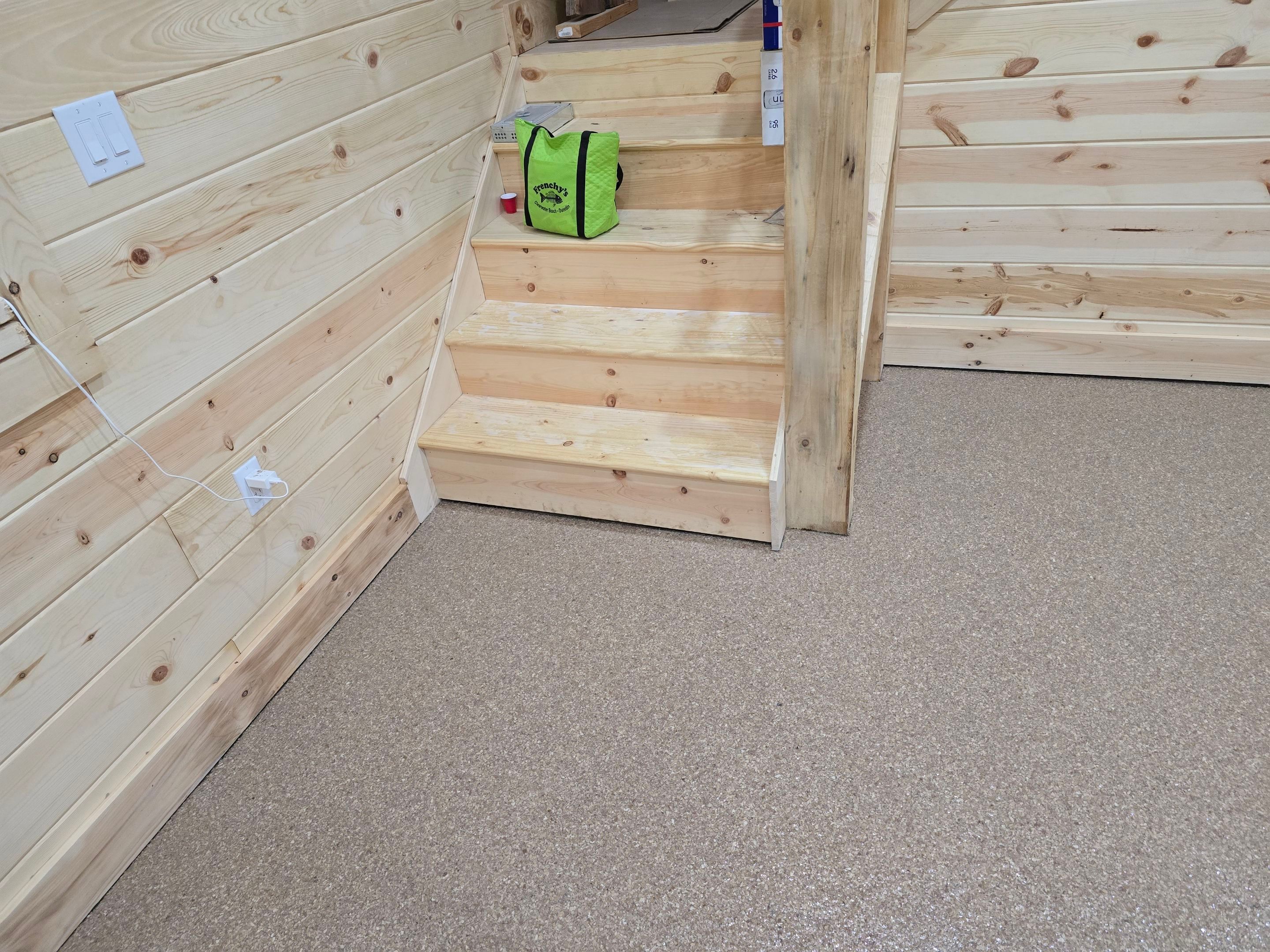 Garage using Feldspar by Elite Floor Solutions