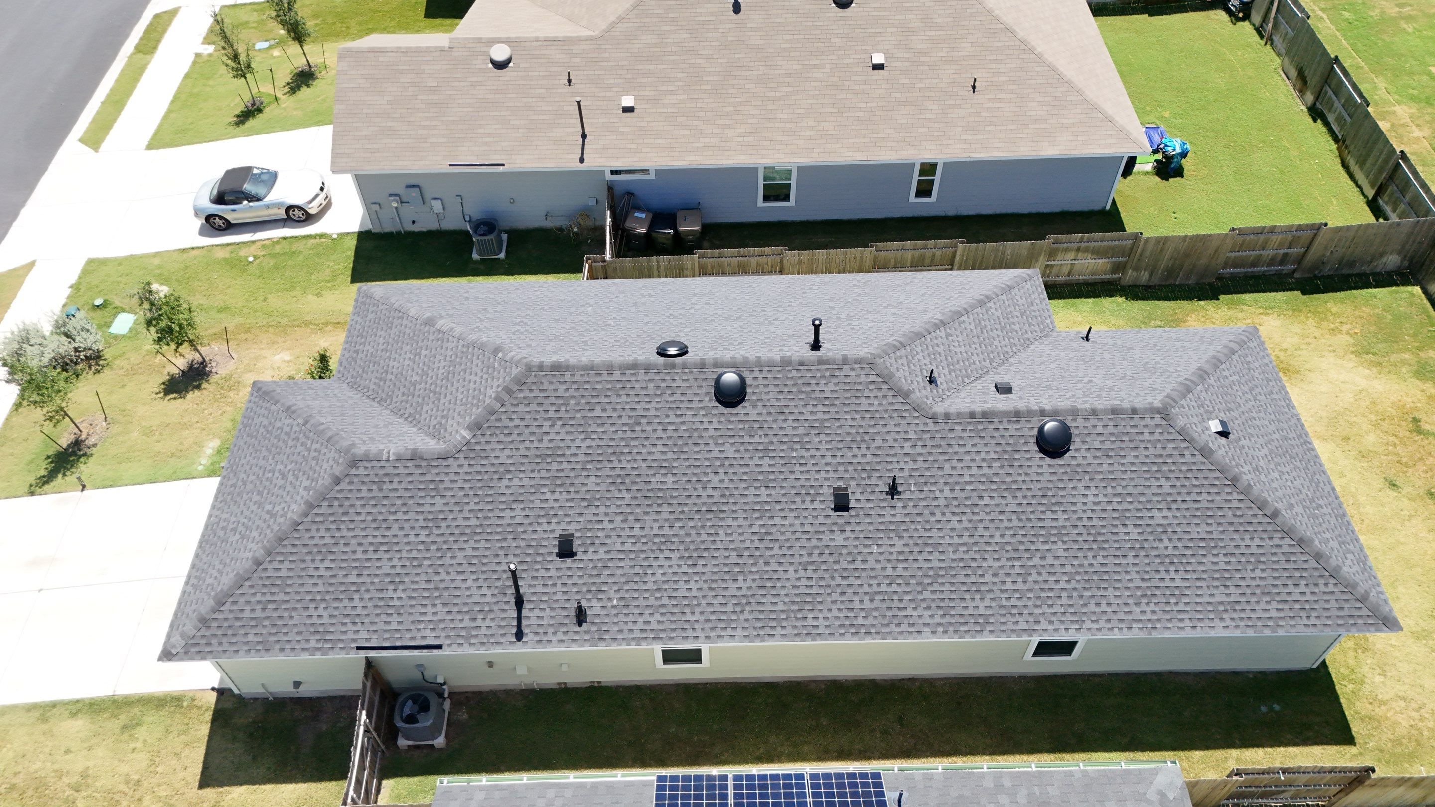 Residential Roof Replacement using GAF - HDZ - Charcoal by Action Exteriors Austin