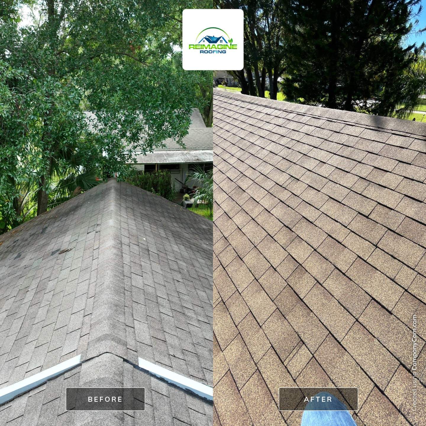 Weathered Wood Shingles by Reimagine Roofing