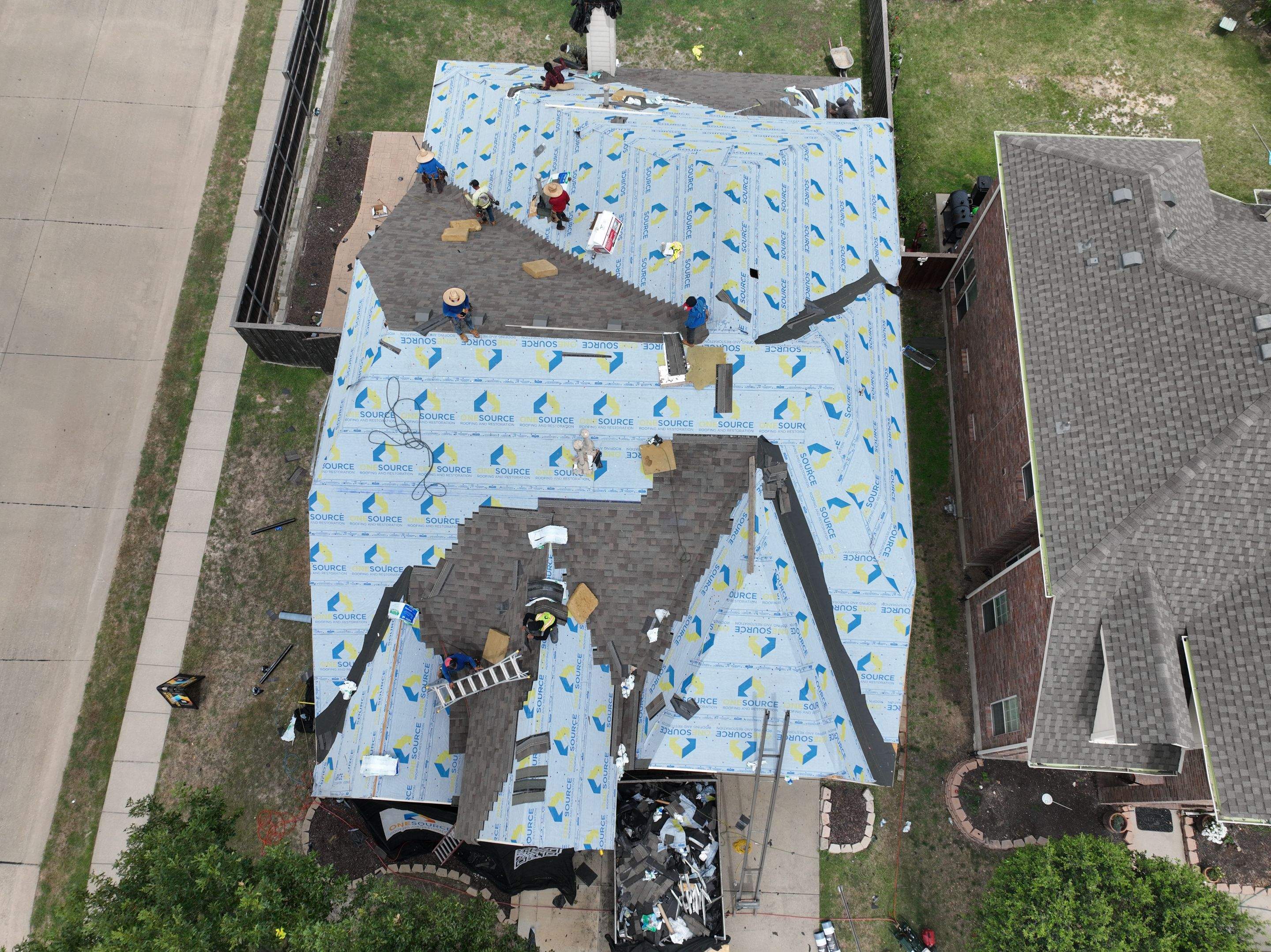 Residential Roofing Installation using Malarkey Vista Natural Wood by OneSource Roofing and Restoration