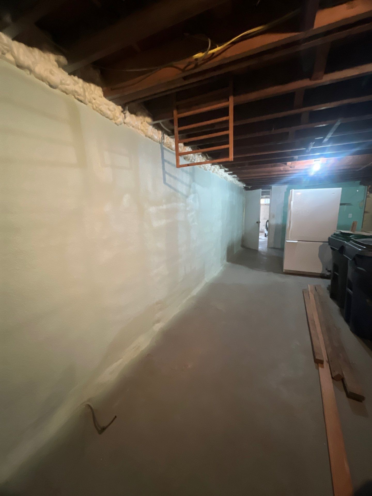 Attic Insulation using open cell spray foam by NYS Foam & Energy
