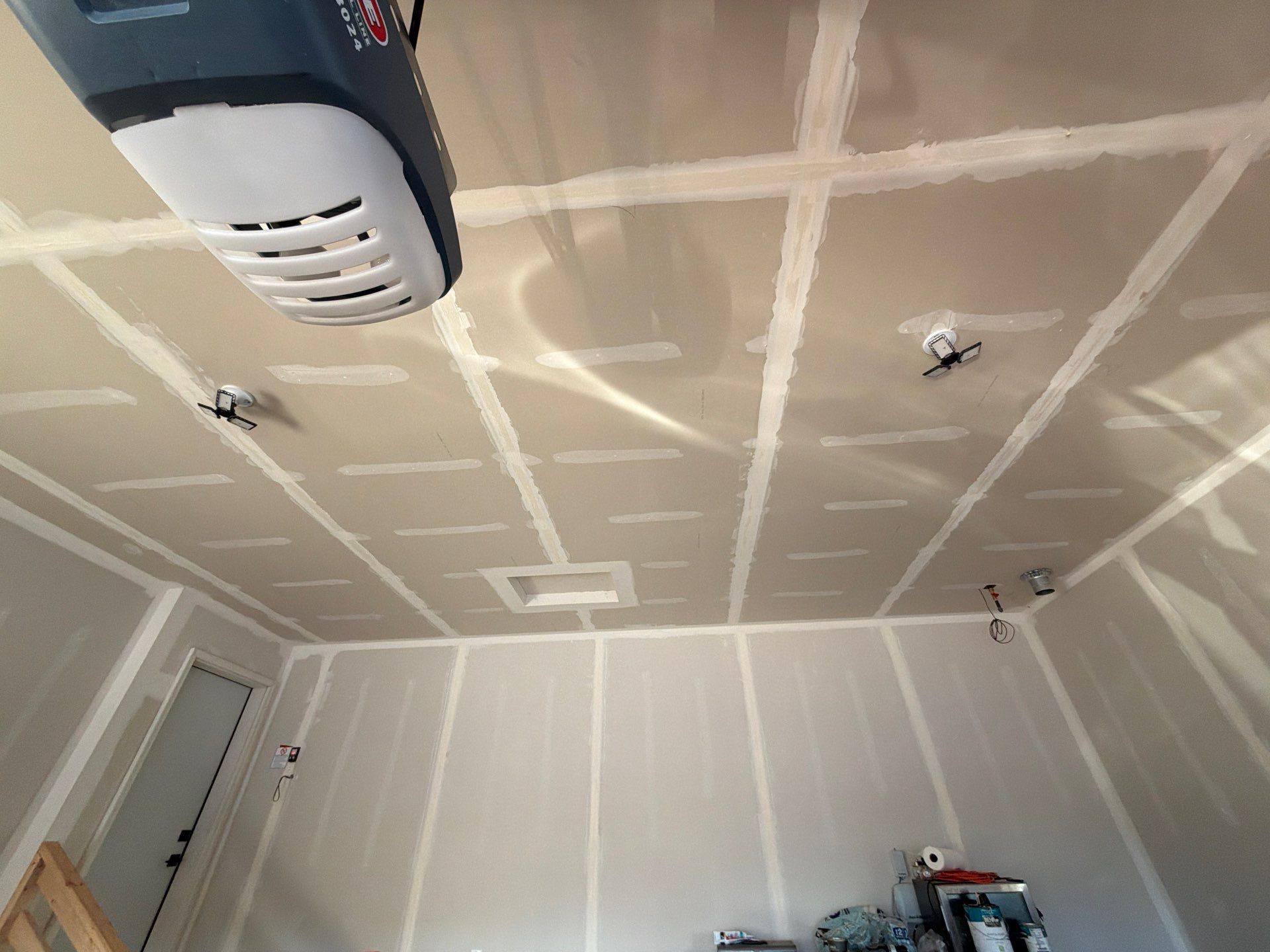Interior Garage Painting and Drywall Finishing in Sioux Falls by Select Painting, Coatings & Garage Cabinets