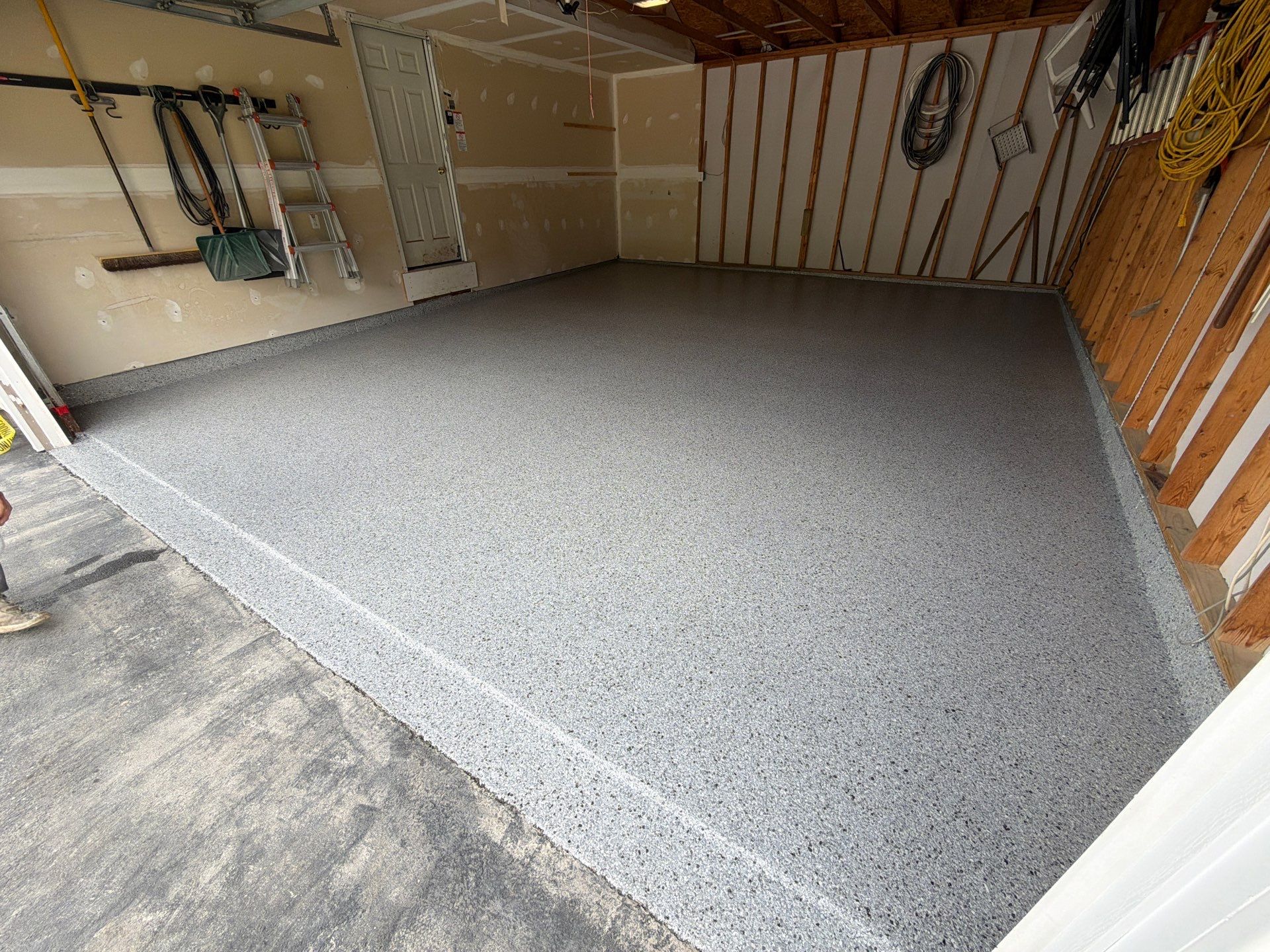 Vintage Silverado Garage Coating by NG Masonry & Construction LLC