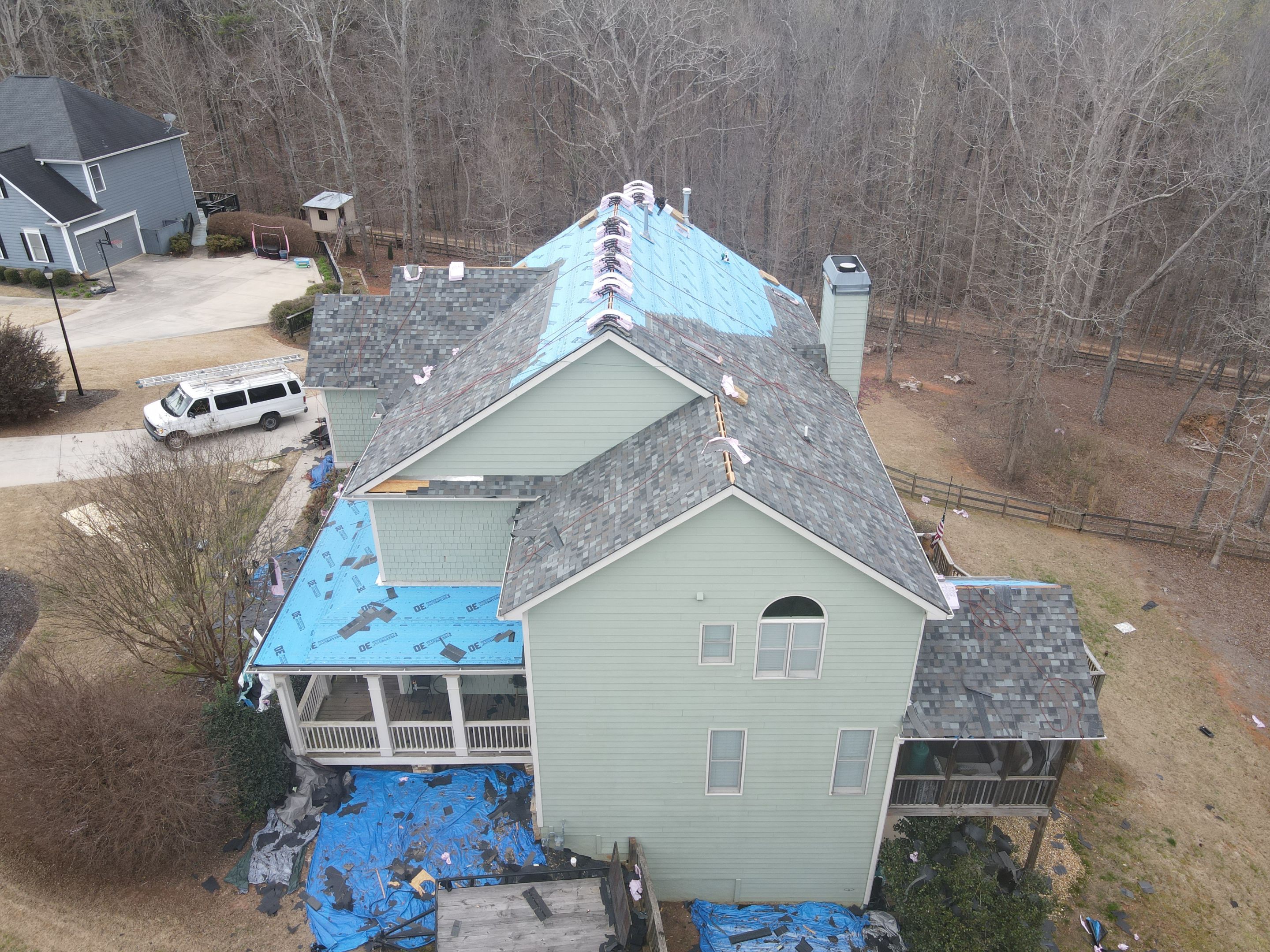 Commercial Roofing Installation using Owens Corning by Inspector Roofing and Restoration