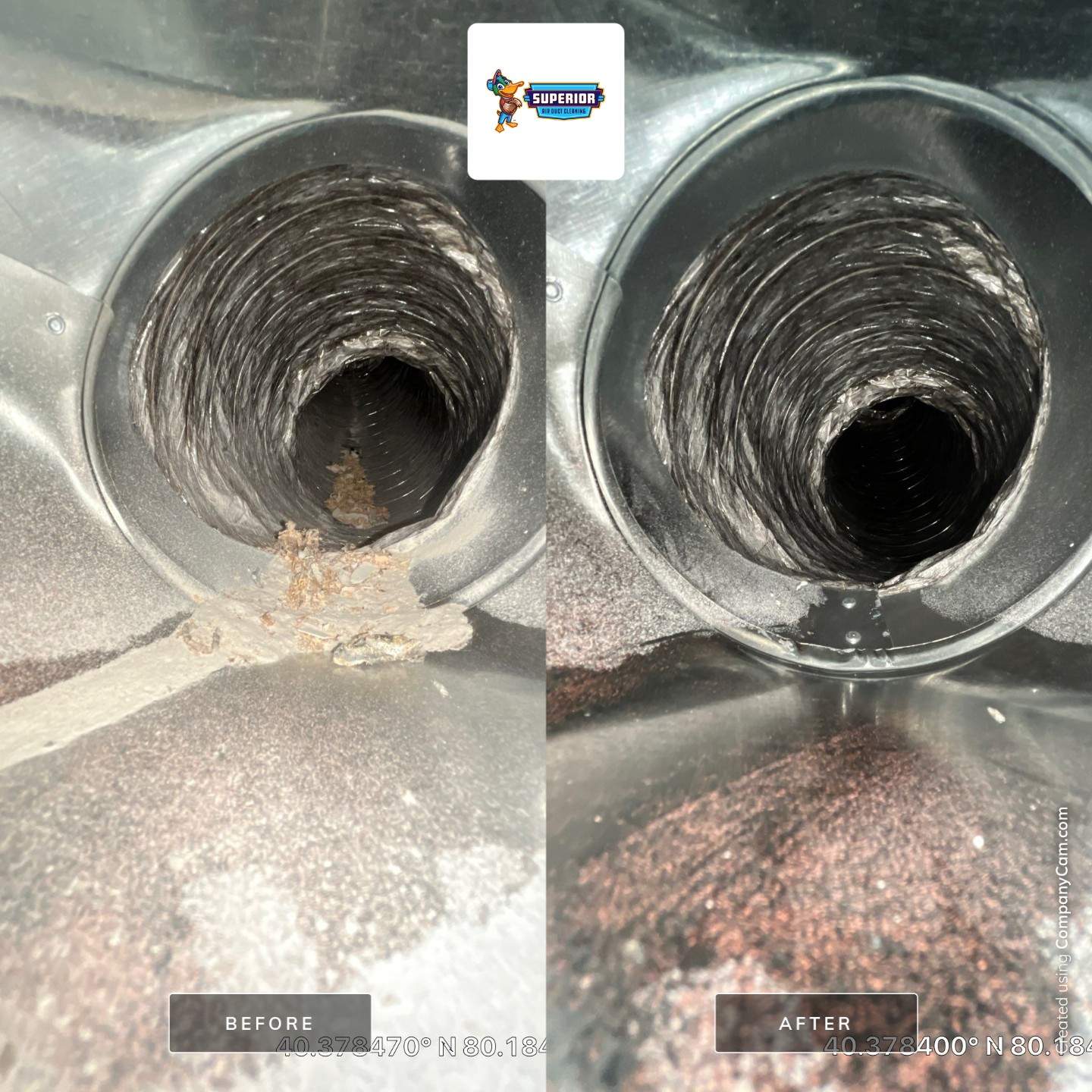 Air Duct Cleaning With a Vacuum Truck in McDonald, PA by Superior Air Duct Cleaning