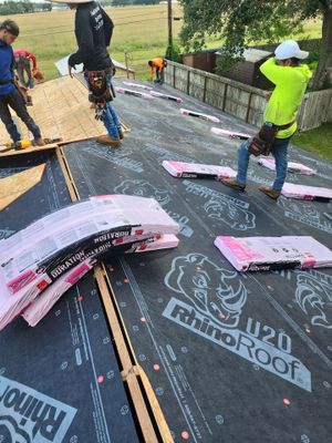 Residential Roofing Installation using Owen's Corning Duration (Lifetime) Shingles
