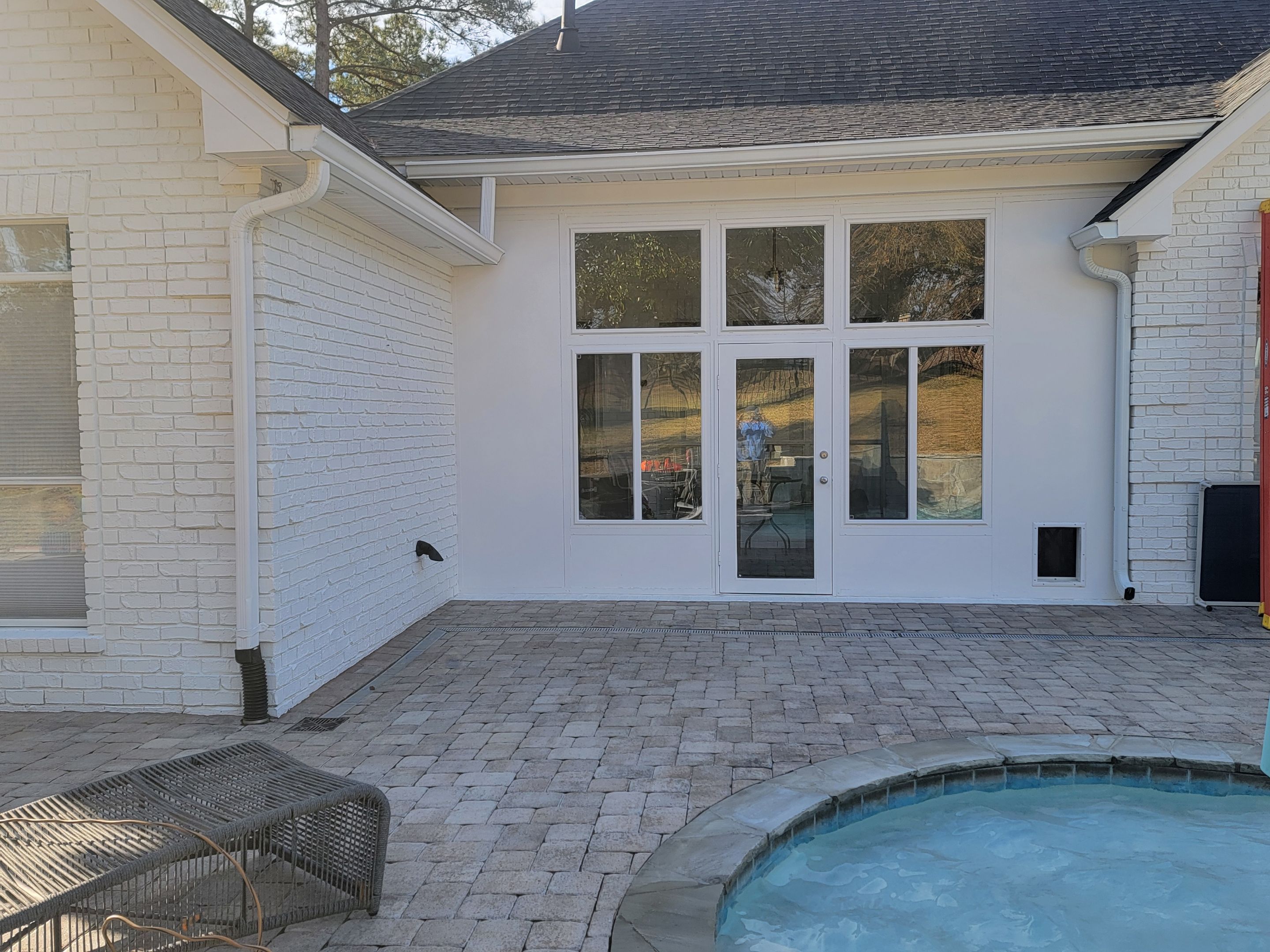 Spanish Fort Pergola Using Colorbeam by Titan Sunrooms