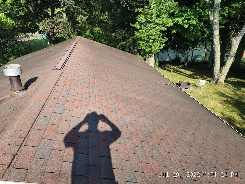 ATLAS PINNACLE COLOR: COASTAL GRANITE DRIP EDGE: BLACK by Eagle Eye Roofing