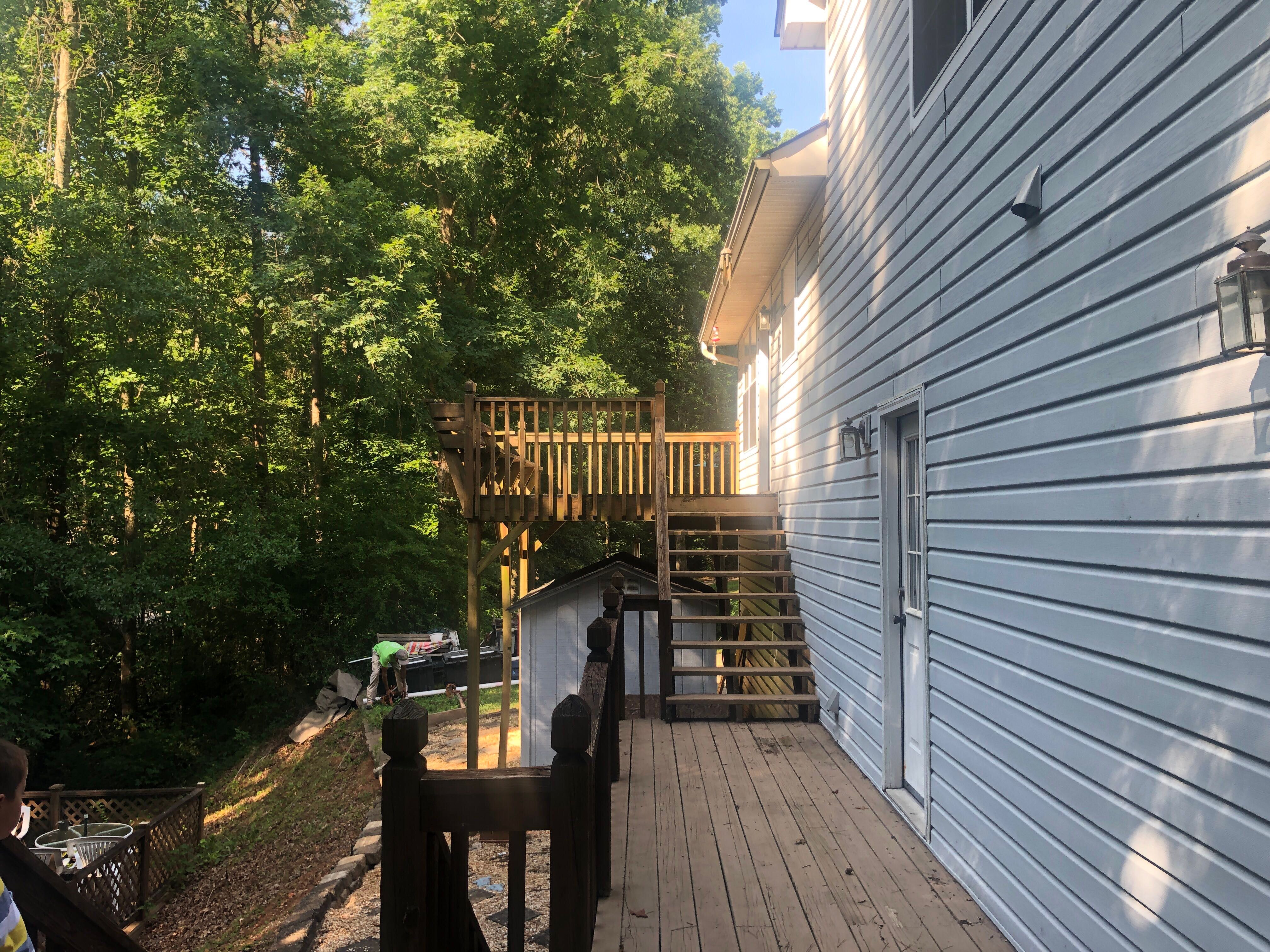 Custom Composite Deck and Screened Porch Installation in Canton by Swift Home Renovations