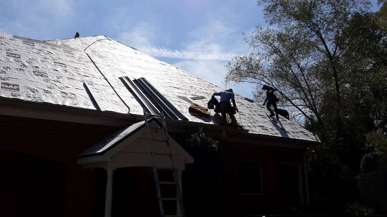 Residential Designer Roofing Installation with custom accent Copper Valleys. Calhoun GA by Georgia Roof Advisors